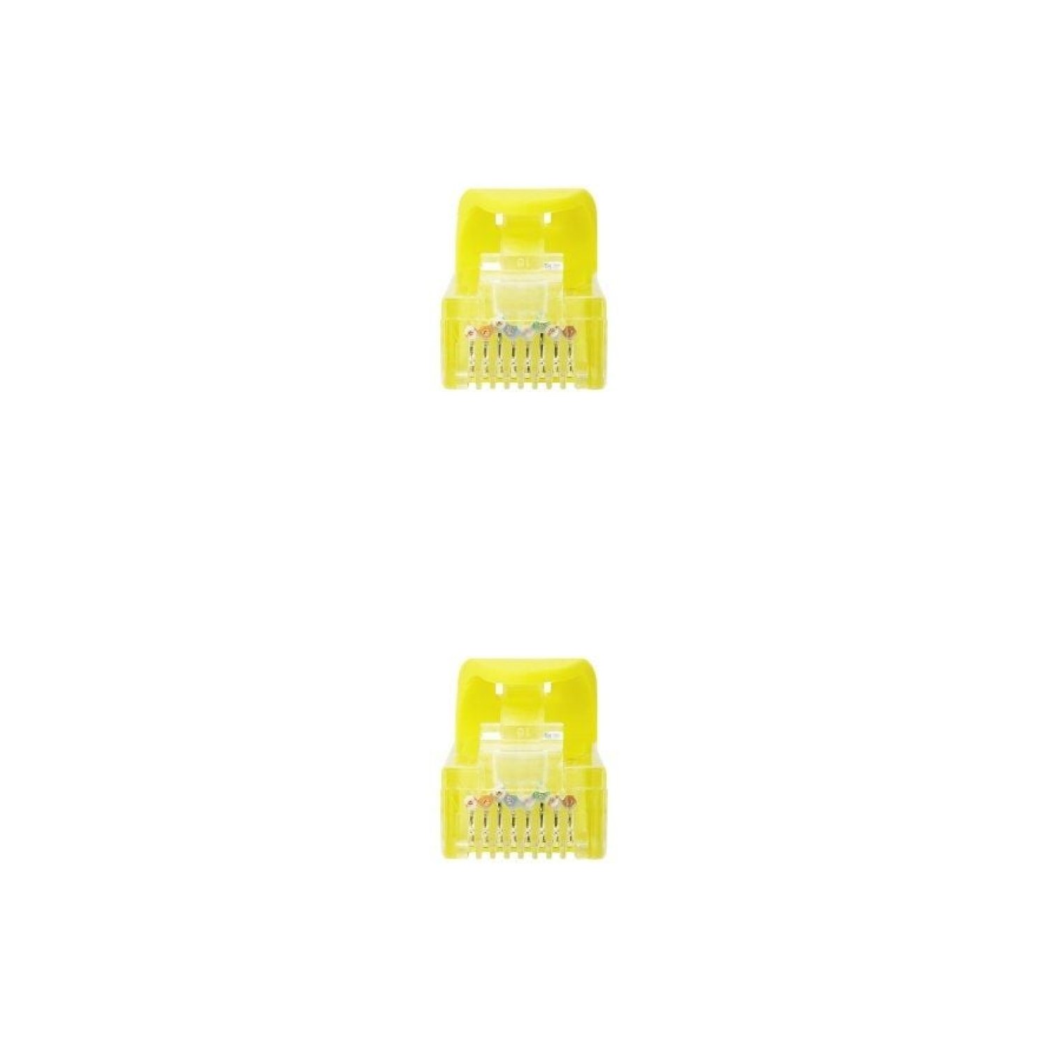 Nanocable · Cable RJ45 UTP Cat.6A · 25cm · Amarillo · LSZH