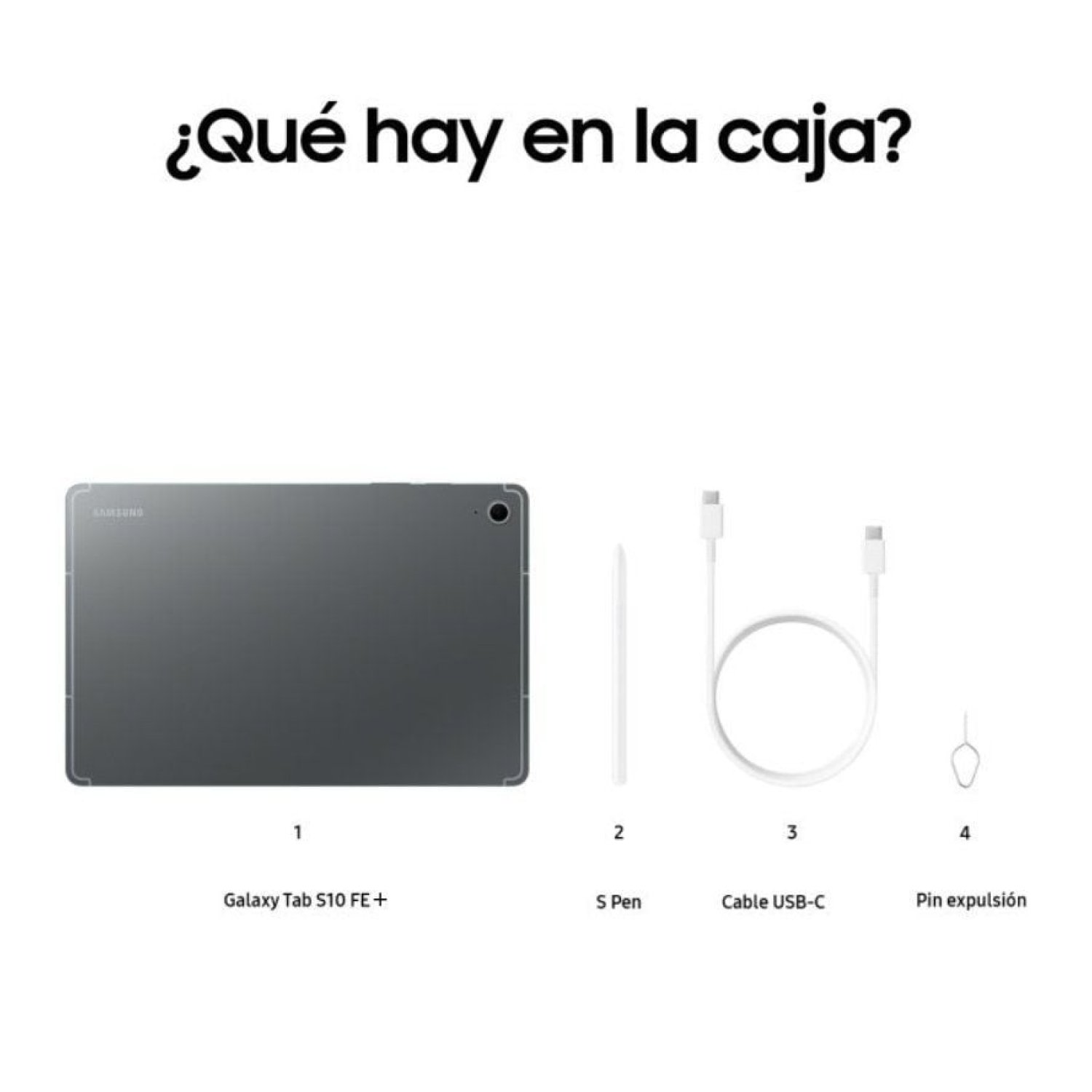 Samsung Galaxy Tab S10+ FE · 13,1" · 8GB RAM · 128GB · Gris