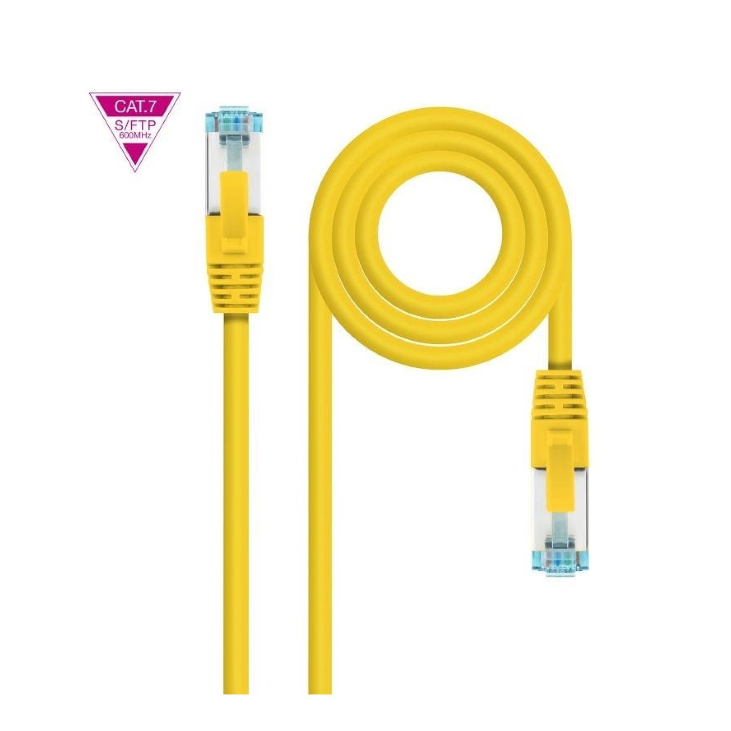 Nanocable · Cable RJ45 SFTP Cat.7 · 2m · Amarillo