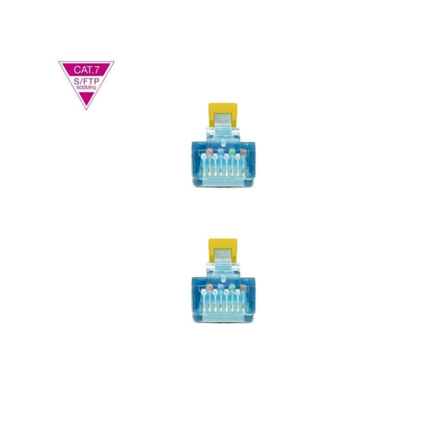 Nanocable · Cable RJ45 SFTP Cat.7 · 2m · Amarillo