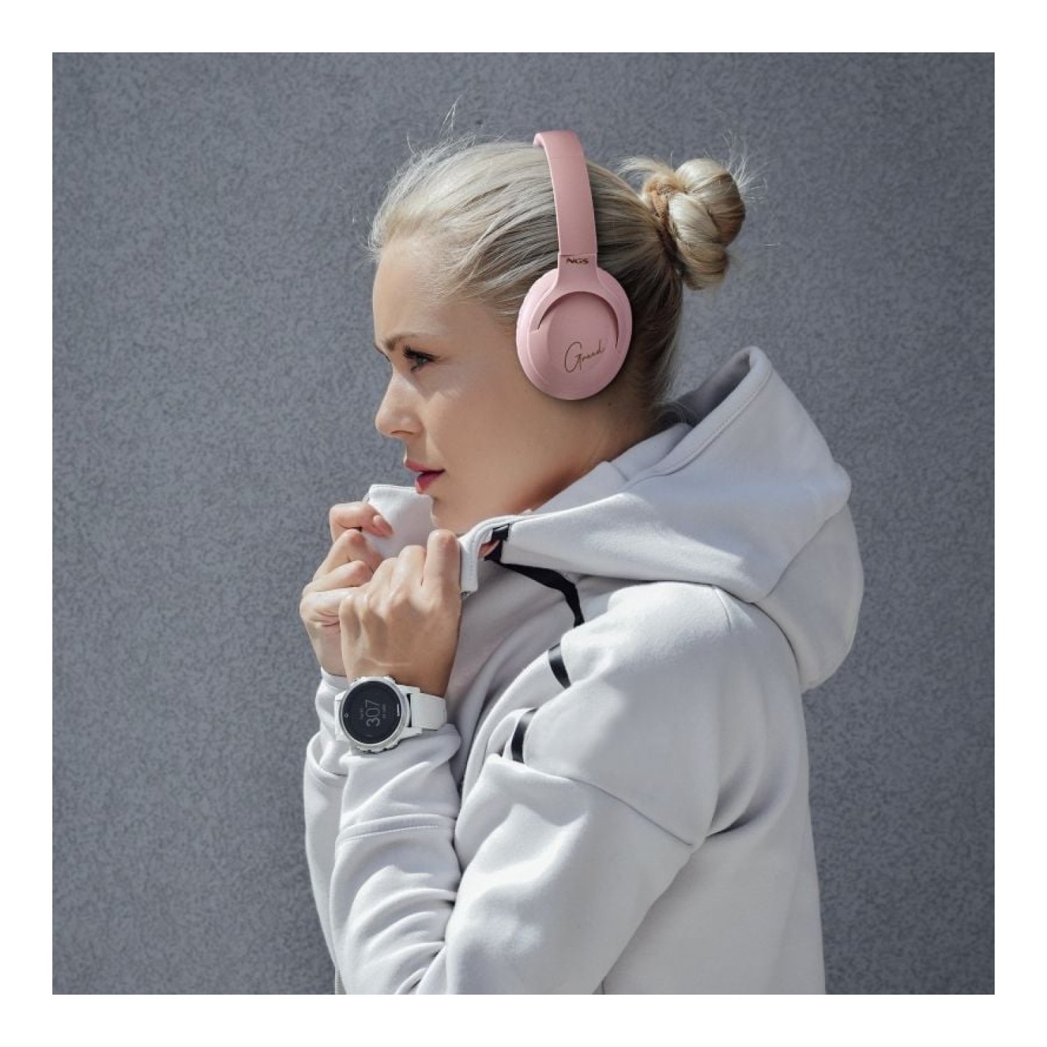 NGS Artica Greed · Auriculares Inalámbricos · Bluetooth · Micrófono · Rosa