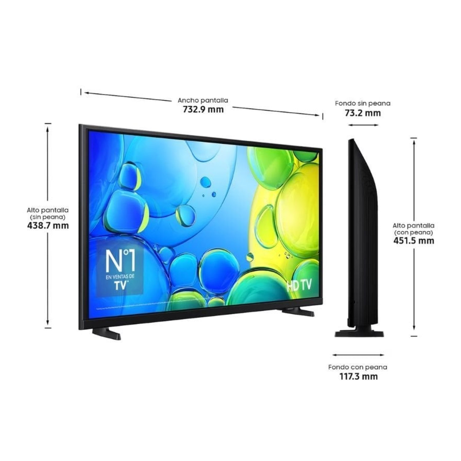 Samsung TU32F6005FK · 32" Full HD · Smart TV · WiFi