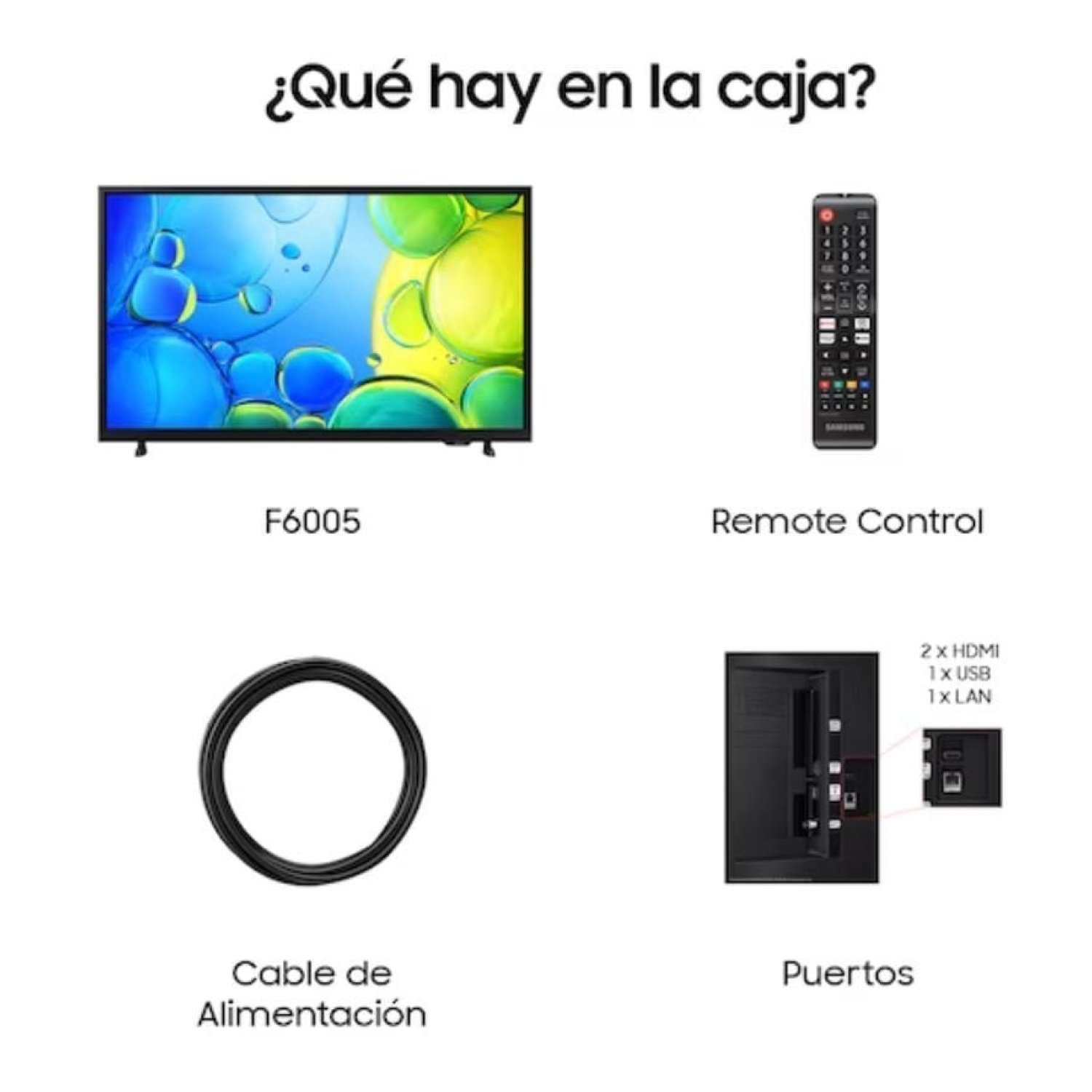 Samsung TU32F6005FK · 32" Full HD · Smart TV · WiFi