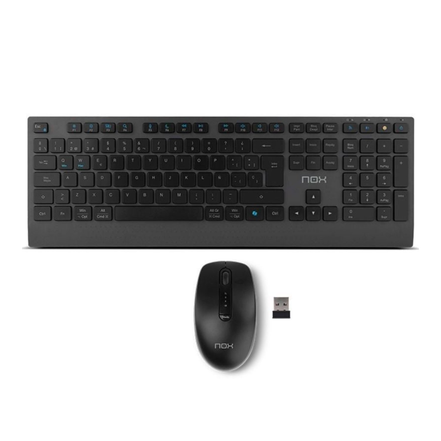 Nox Lite Duo · Teclado y Ratón Inalámbricos