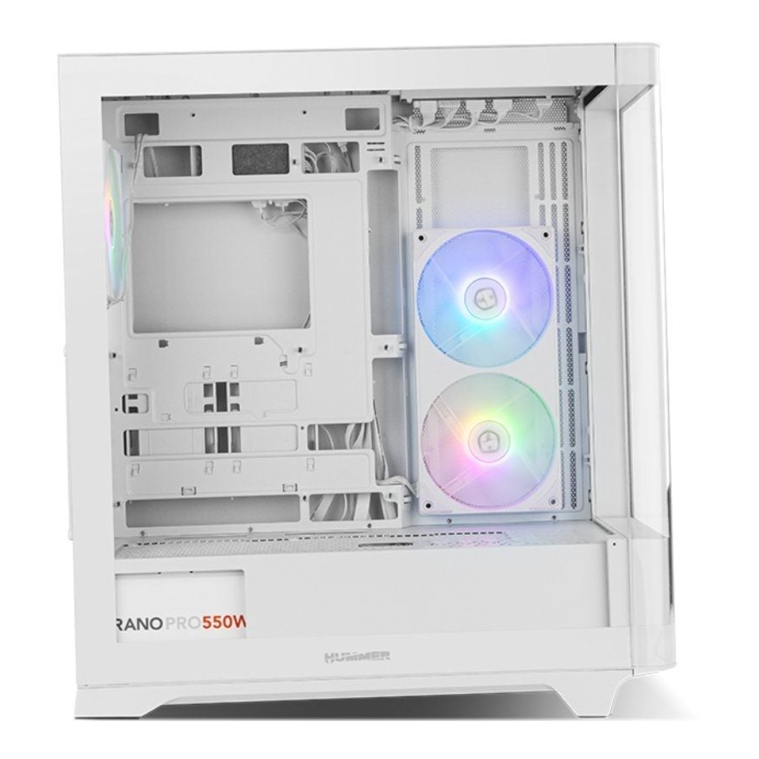 Nox Hummer ETHER · Caja Gaming Semitorre · Blanca · ATX