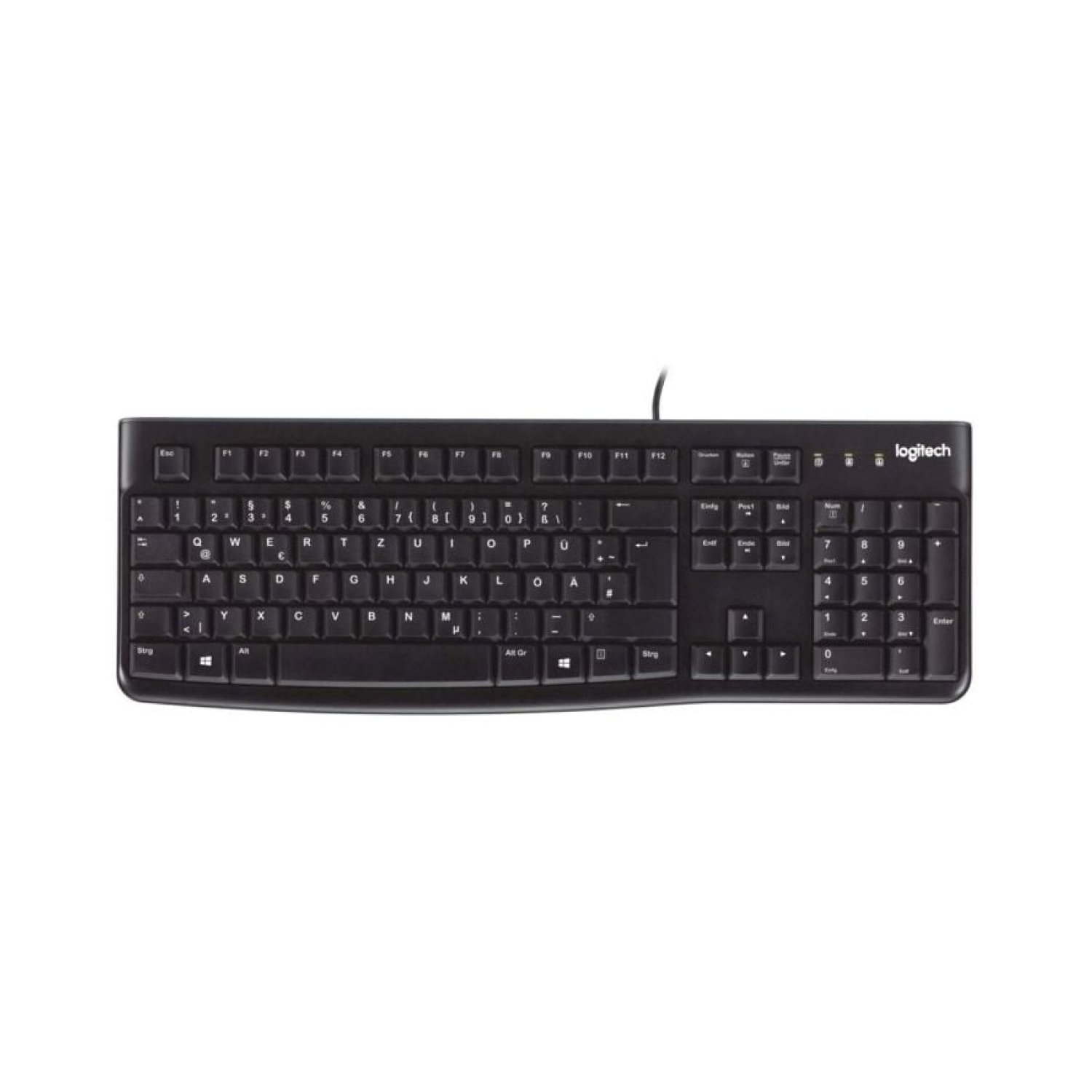 Logitech K120 · Teclado · Conexión USB · Diseño Compacto