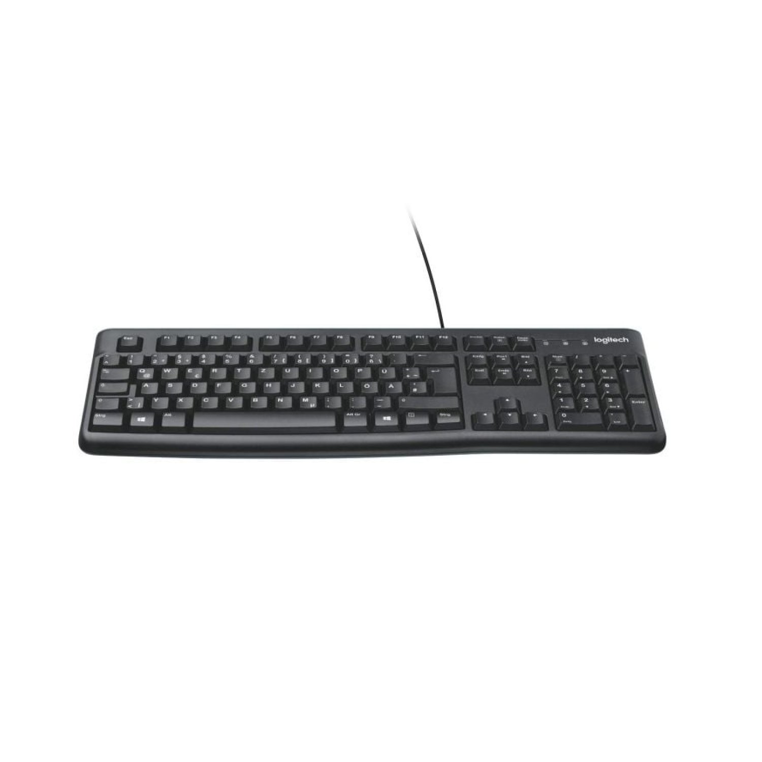 Logitech K120 · Teclado · Conexión USB · Diseño Compacto