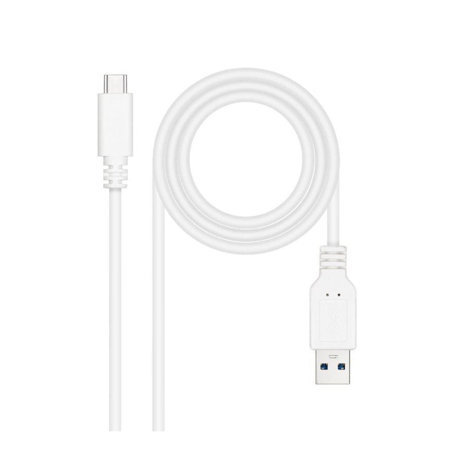 Nanocable · Cable USB 3.1 Tipo-C · 10Gbps · 1,5m · Blanco