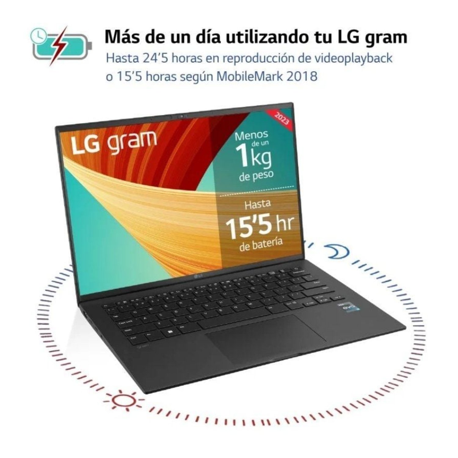 LG Gram 14" · Intel Core Ultra 7-155H · 32GB RAM · 1TB SSD · Windows 11