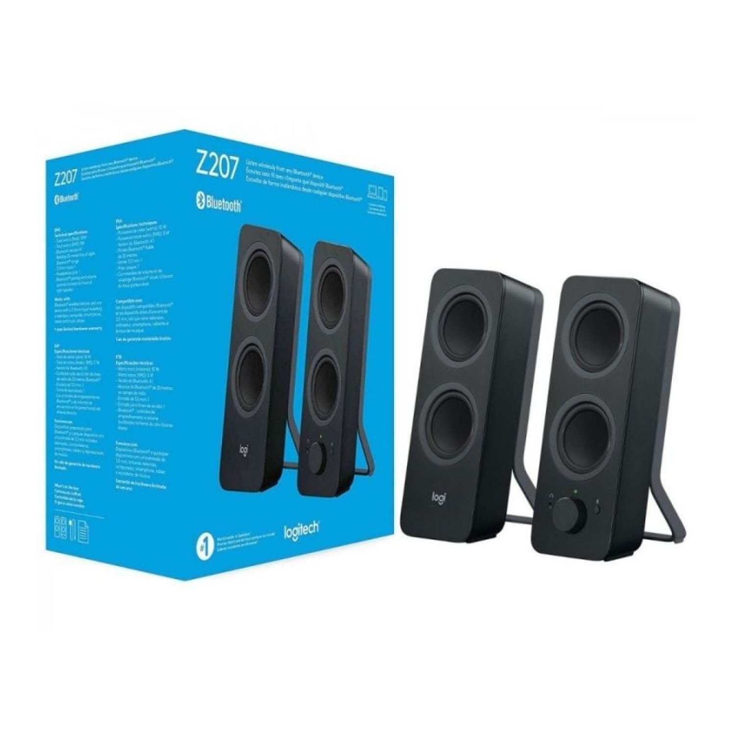 Logitech Z207 · Altavoces Bluetooth 2.0 · 10W RMS