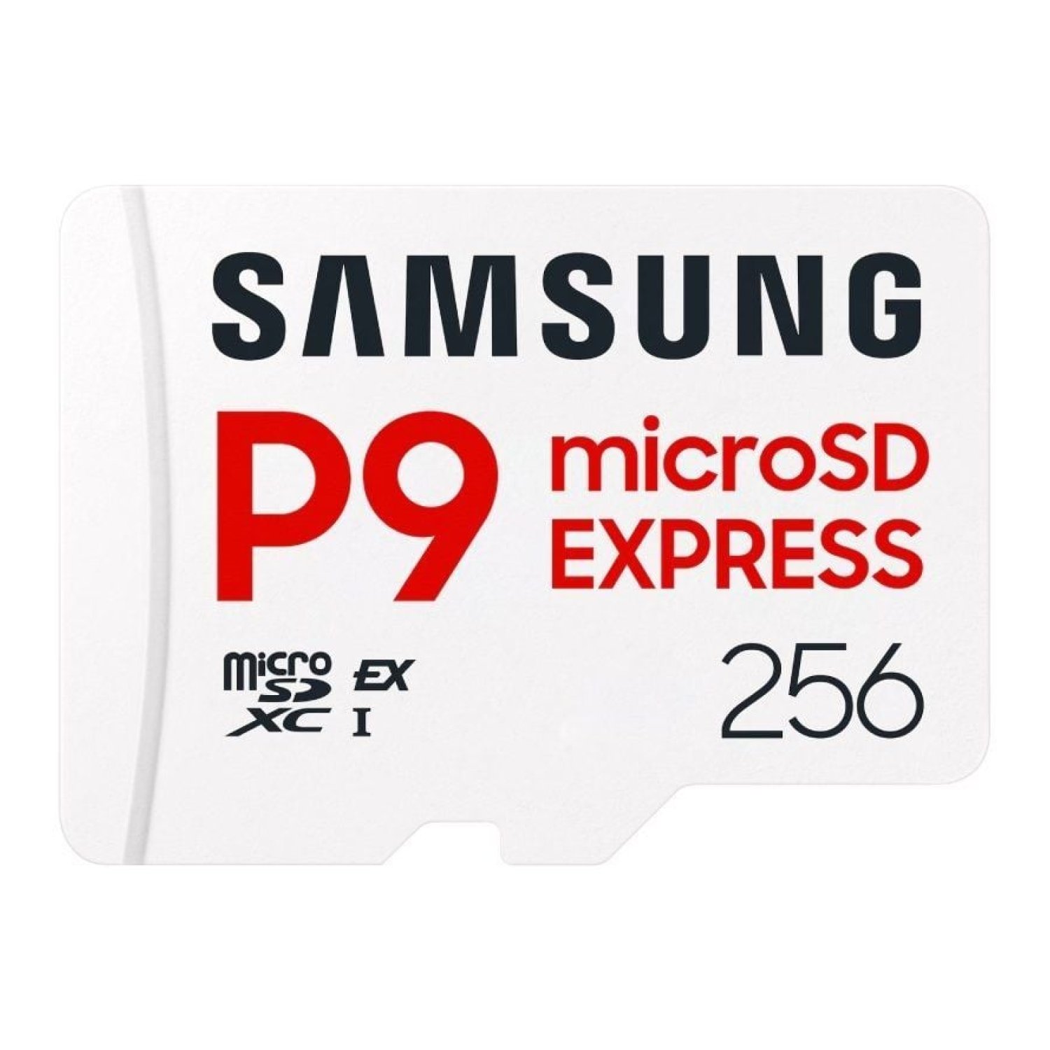 Samsung P9 Express · 256GB microSD XC · Clase 10 · 800MB/s