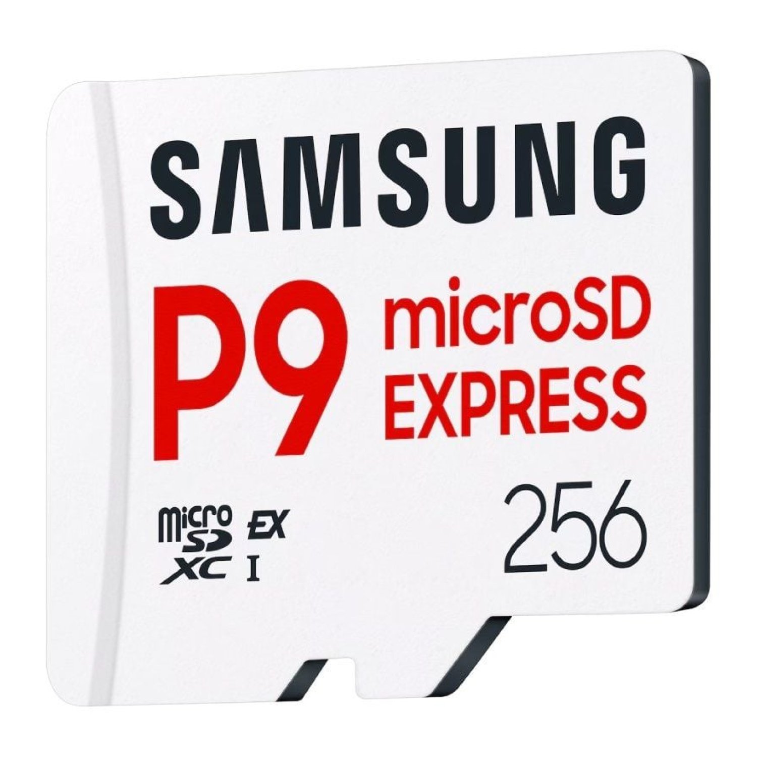 Samsung P9 Express · 256GB microSD XC · Clase 10 · 800MB/s