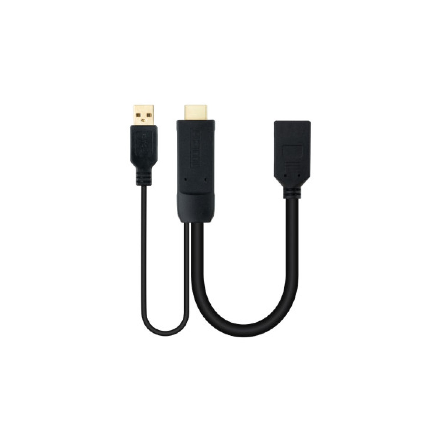 Nanocable · Cable Conversor HDMI a DisplayPort · 20cm · Negro