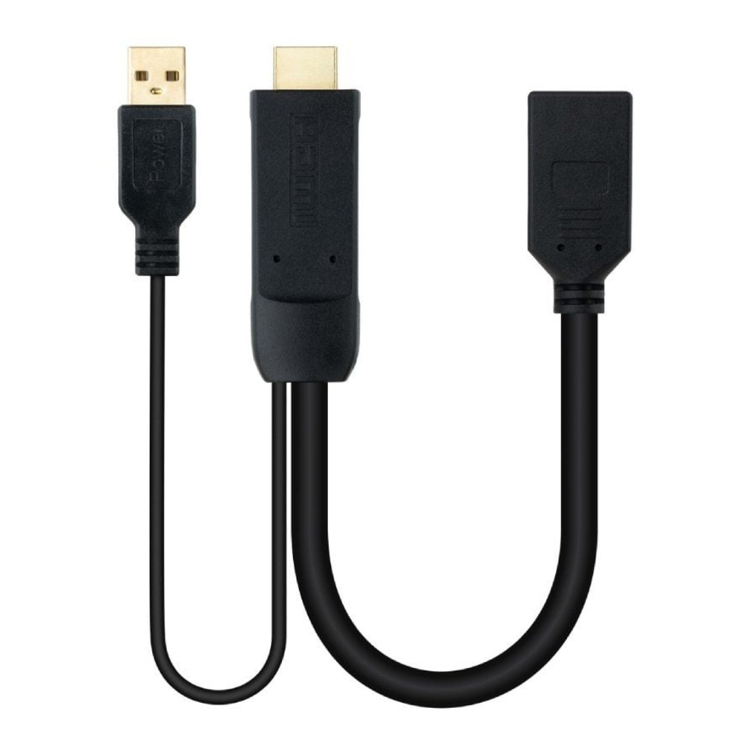 Nanocable · Cable Conversor HDMI a DisplayPort · 20cm · Negro