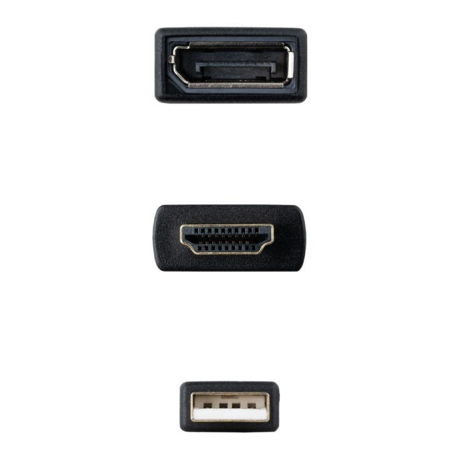 Nanocable · Cable Conversor HDMI a DisplayPort · 20cm · Negro