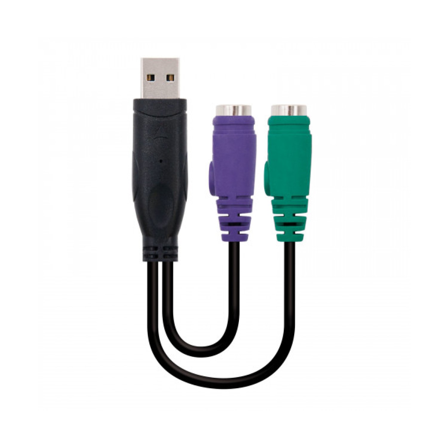 Nanocable · Conversor PS Hembra a USB Macho