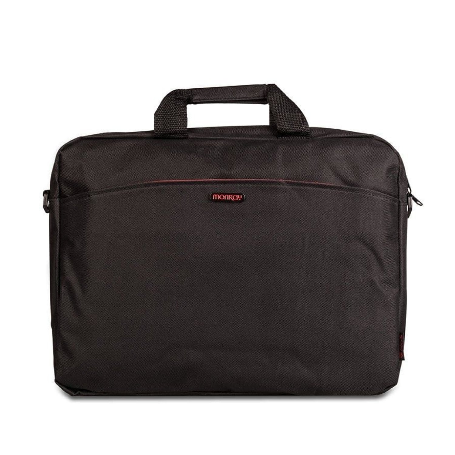 Maletín Monray Enterprise · Portátiles hasta 15,6" · Negro/Rojo