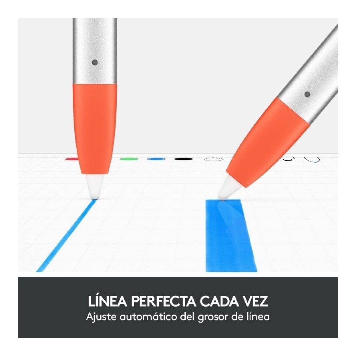 Logitech Crayon · Lápiz Electrónico para iPad · Naranja