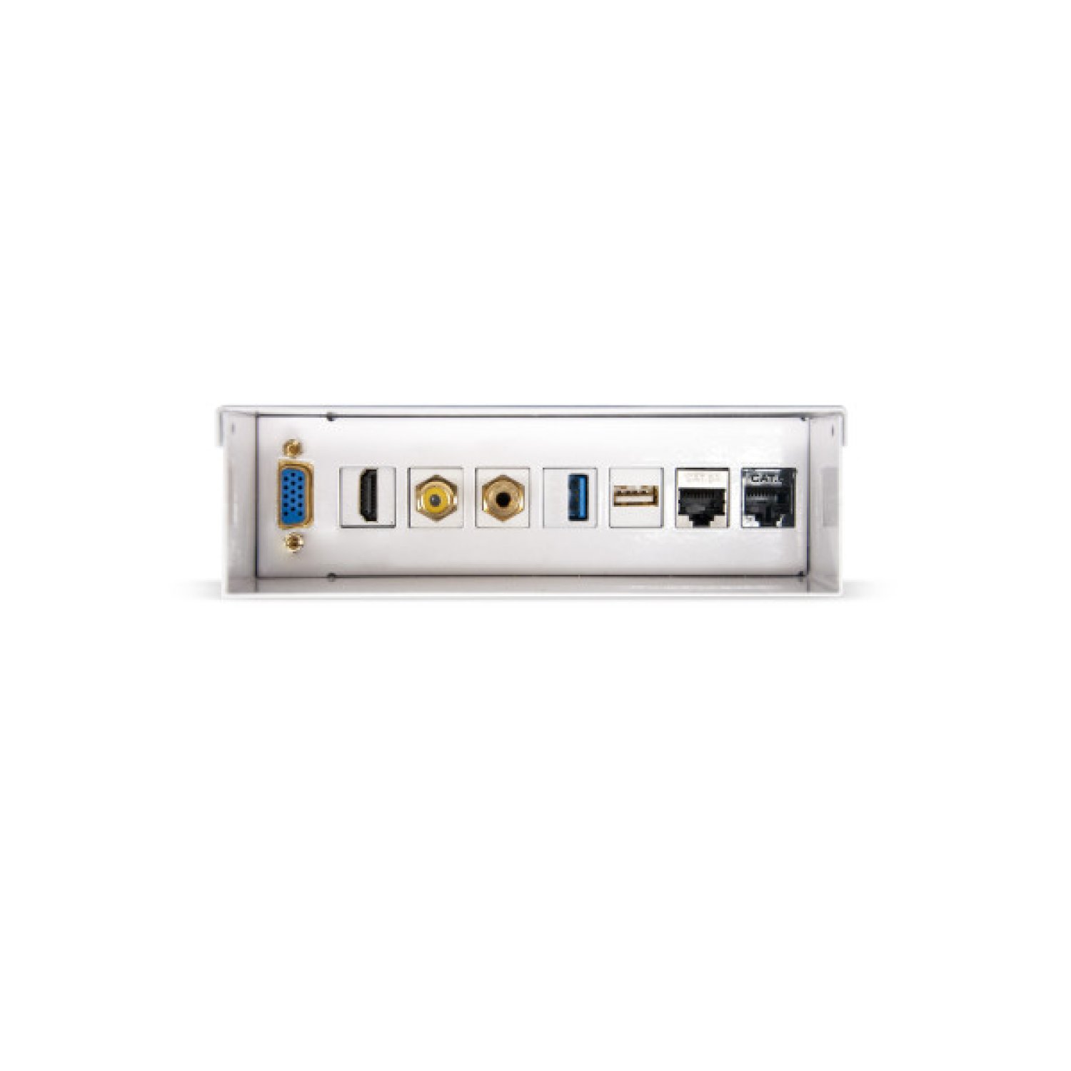 Nanocable · Caja Conexiones Multientrada · VGA/HDMI/Jack 3.5/RCA/USB 3.0/USB 2.0/RJ45