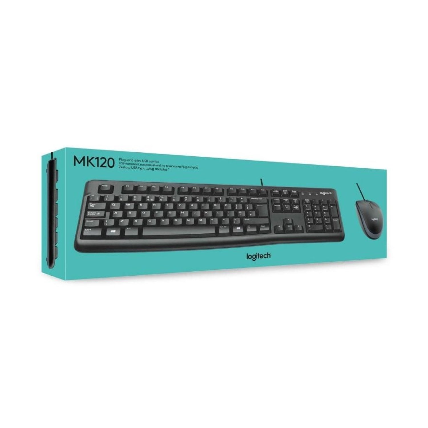 Logitech Desktop MK120 · Teclado y Ratón · Combo Inalámbrico