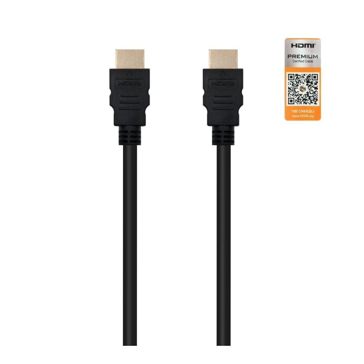 Nanocable HDMI 2.0 · HDMI Macho-Macho · 3m · 4K · Certificado · Negro