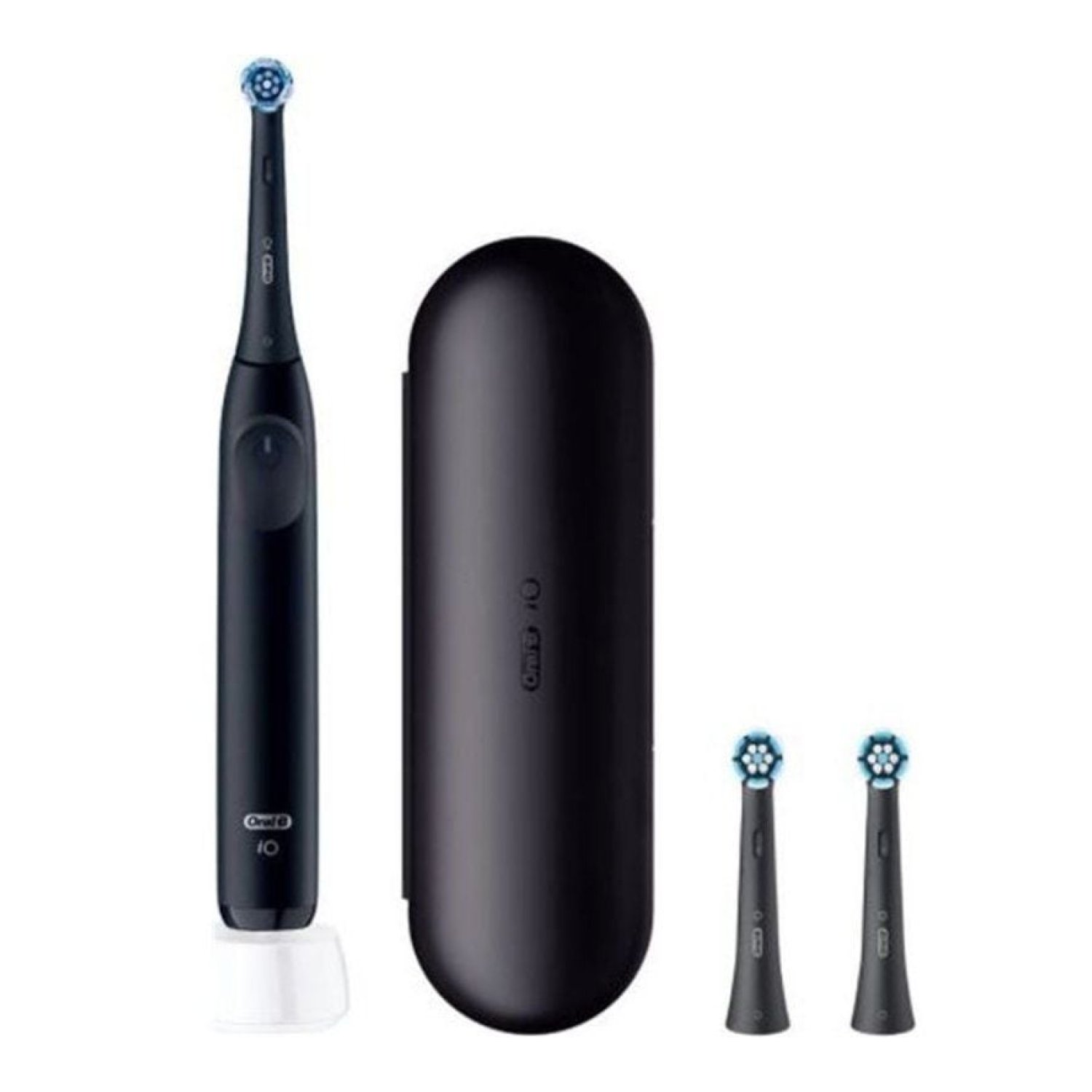 Oral-B iO 2 · Cepillo Dental Eléctrico · Negro · 2 Recambios Incluidos