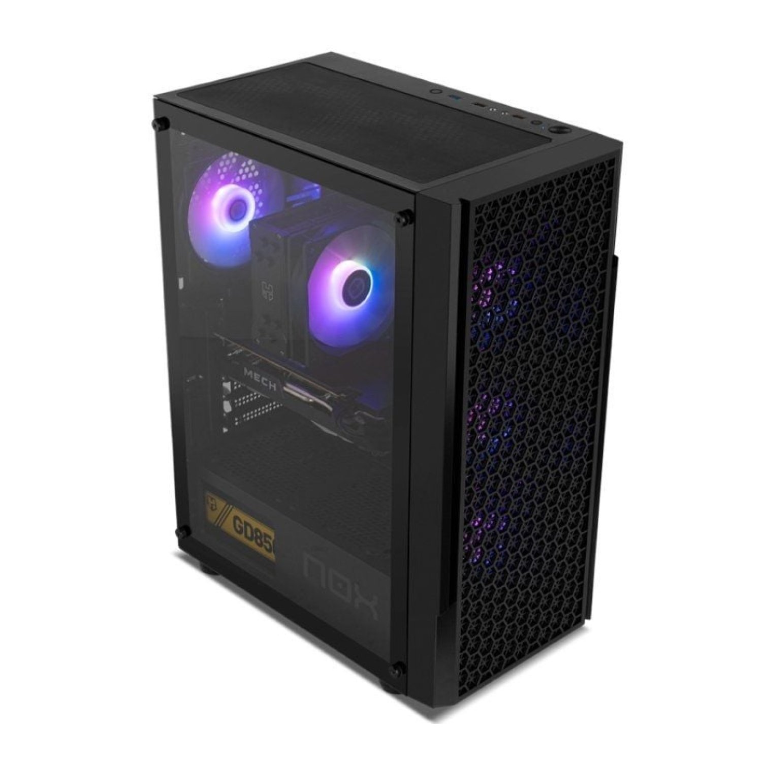 Nox Infinity Beta · Caja Gaming Semitorre · ATX · Ventilación Optimizada
