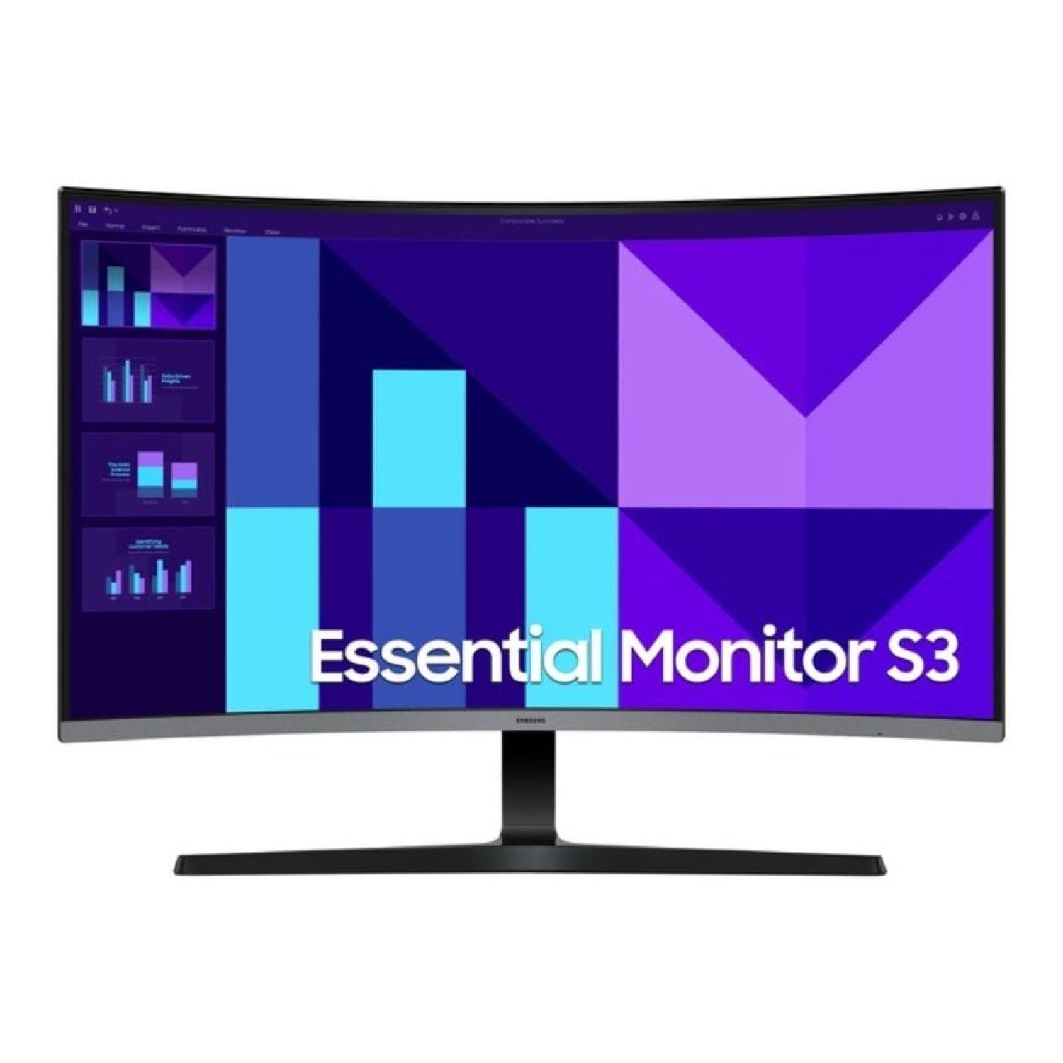 Samsung Essential S3 · Monitor Curvo 32" · Full HD · Multimedia