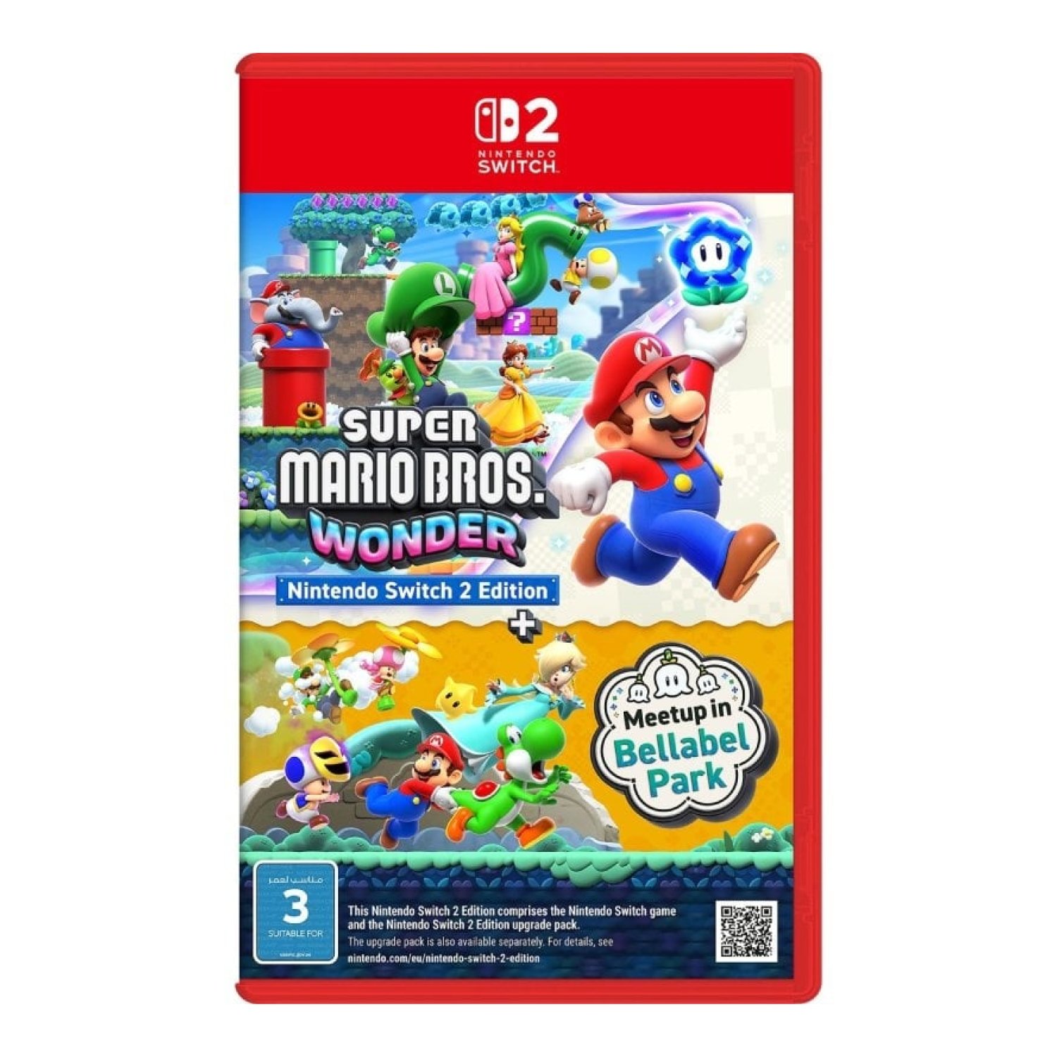 Nintendo Switch · Super Mario Bros. Wonder + Parque Belabel · Pack Juegos
