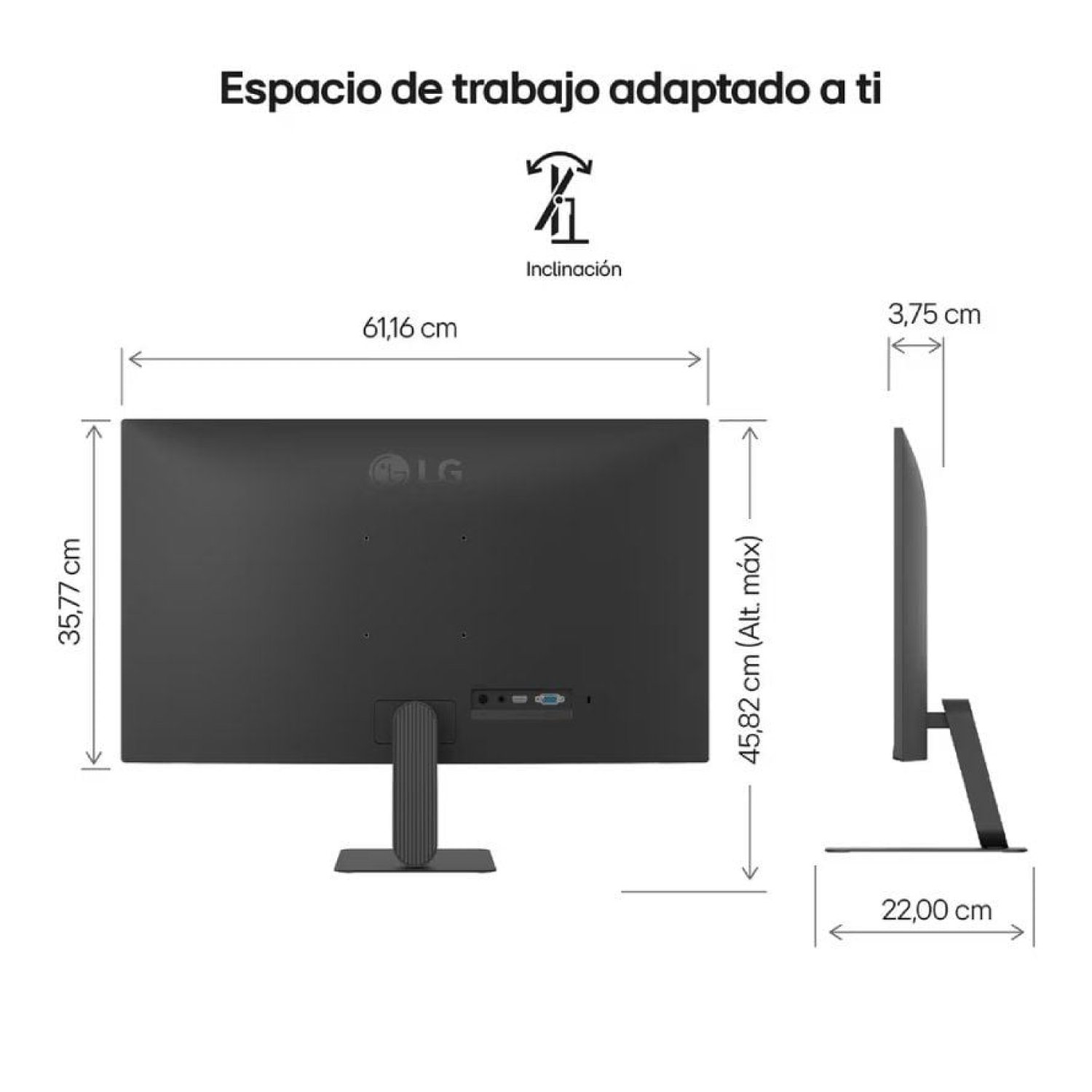 LG 27U411A · Monitor 27" · Full HD · Panel IPS · Negro