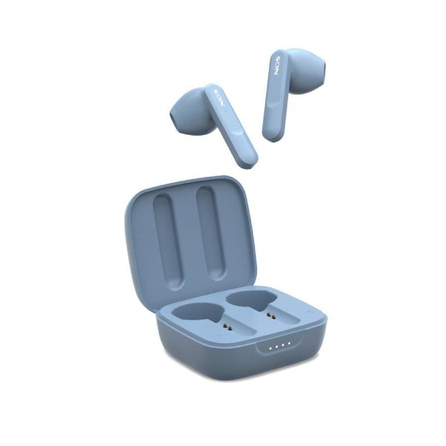 NGS Ártica Move · Auriculares Bluetooth · Autonomía 7h · Estuche Carga · Azules