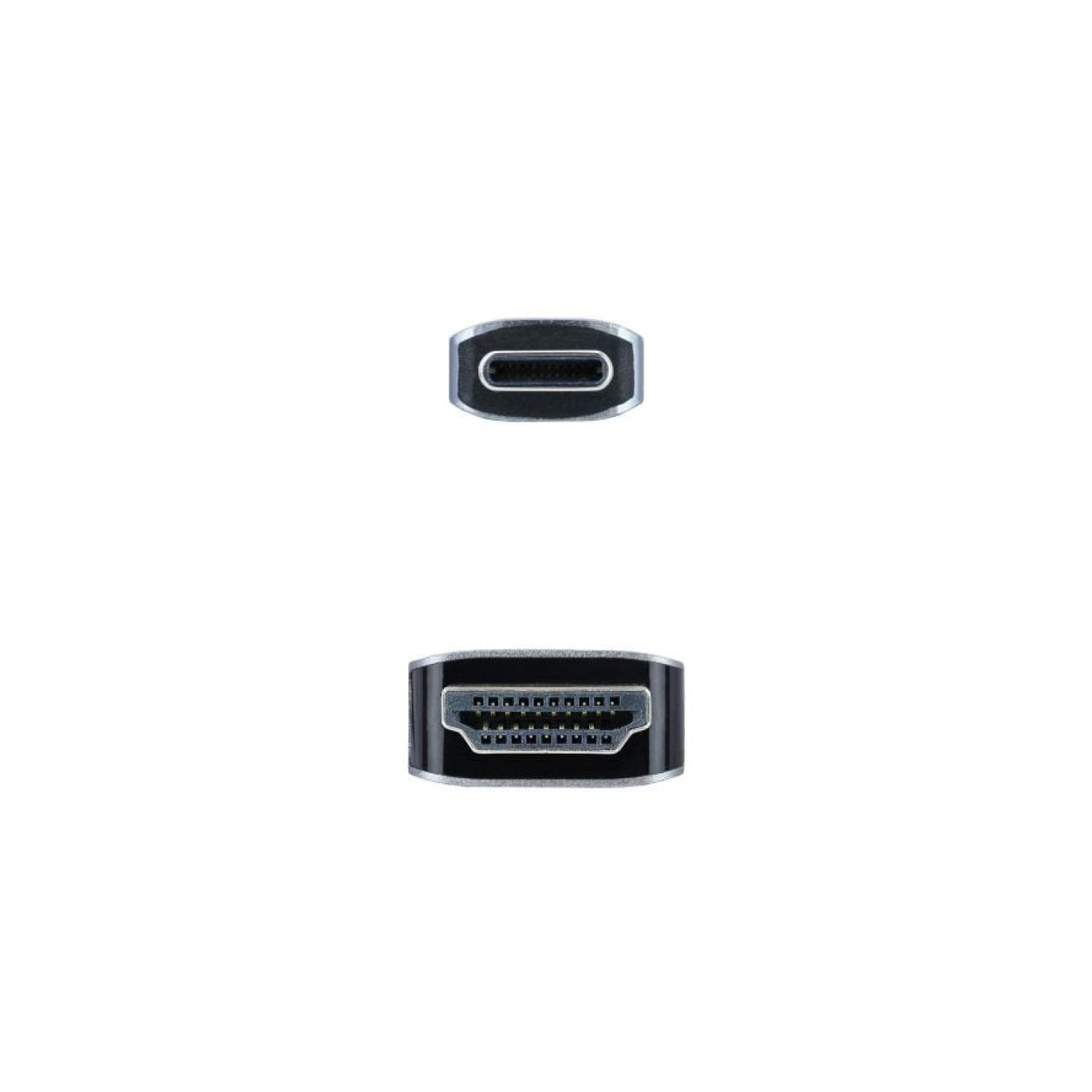 Nanocable · Cable USB-C a HDMI · 1,8m · Negro