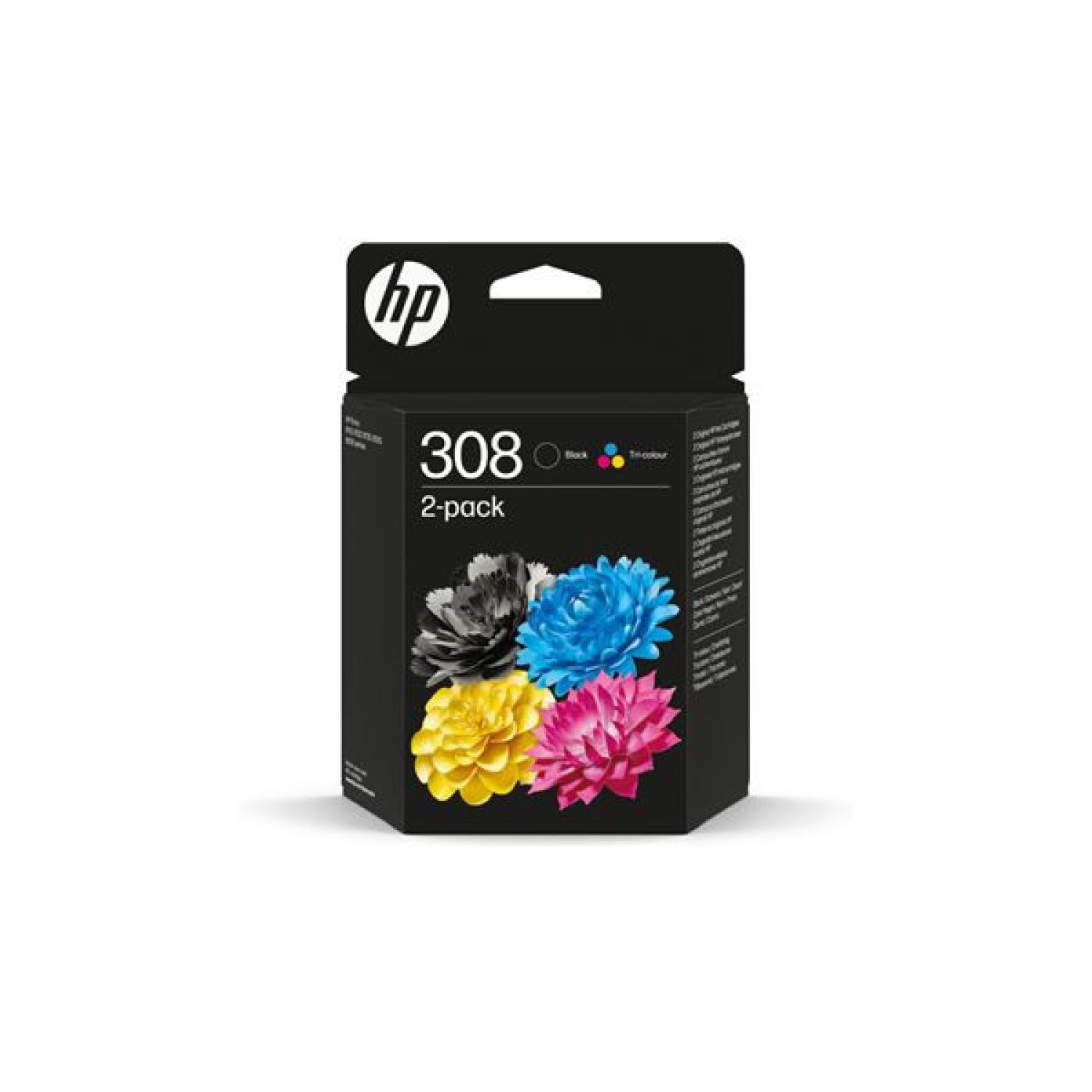 HP Cartucho Tinta Original nº308 · Multipack Negro + Tricolor