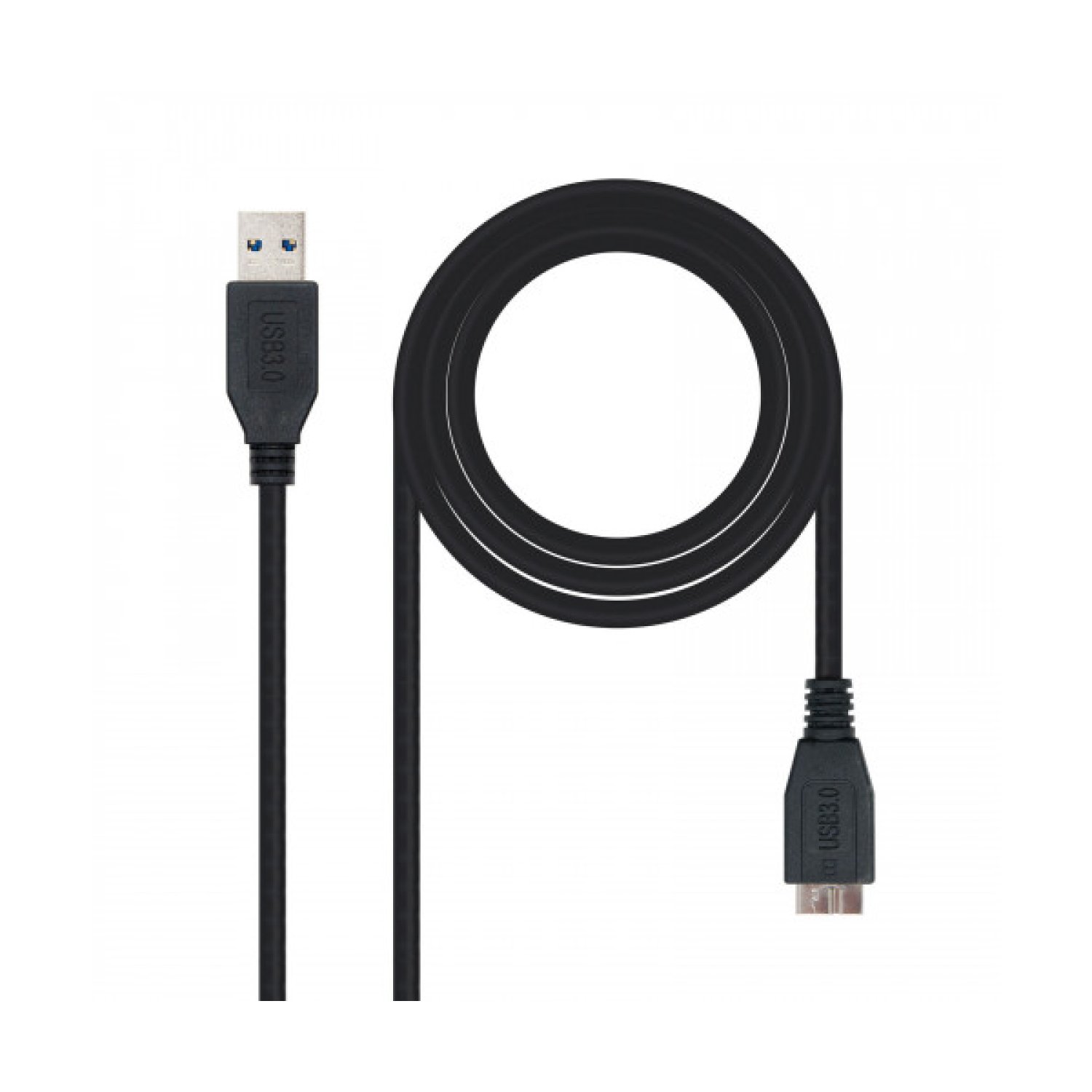 Nanocable · Cable USB 3.0 · Micro USB · 1m · Negro