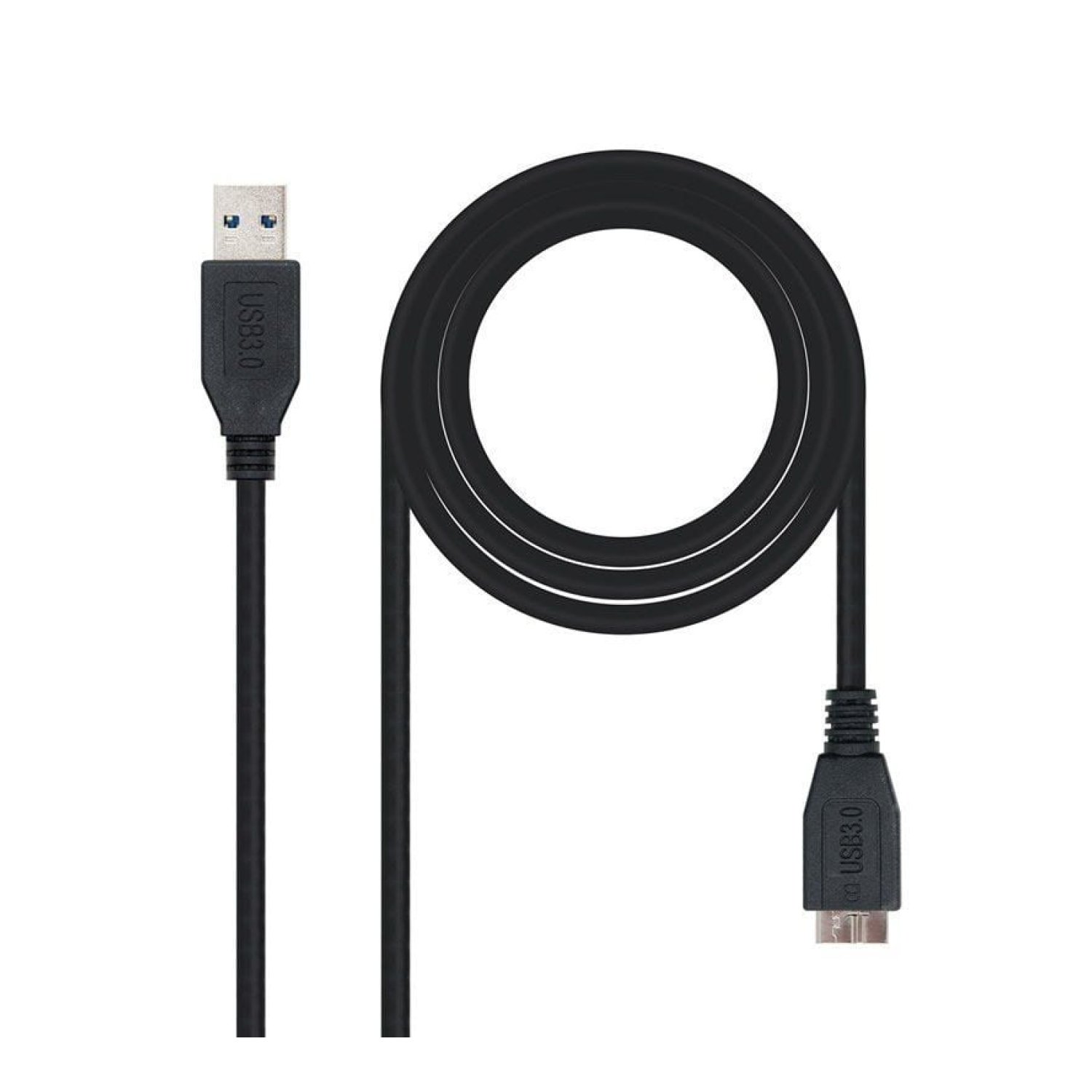Nanocable · Cable USB 3.0 · Micro USB · 1m · Negro