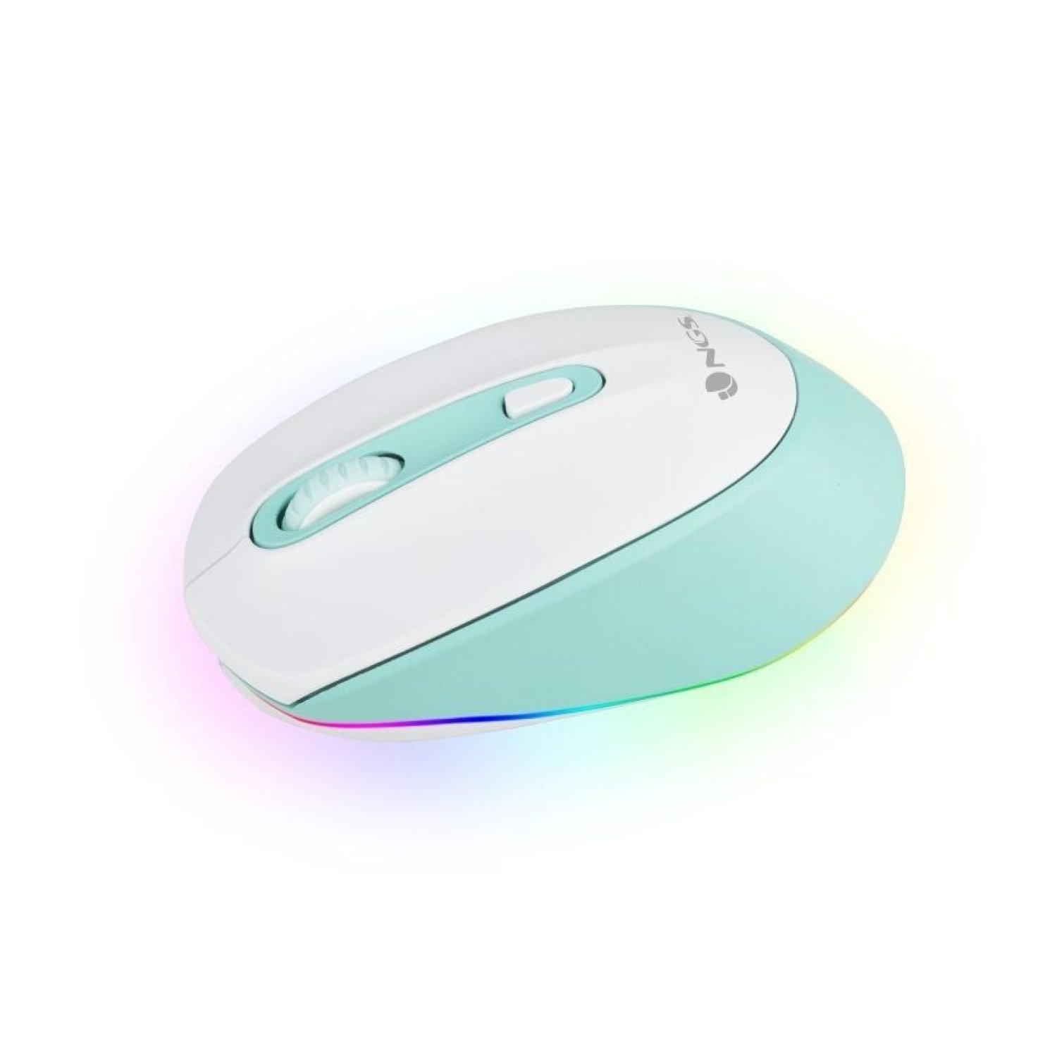 NGS Smog · Ratón Inalámbrico · 2400 DPI · Batería Recargable · Verde Menta