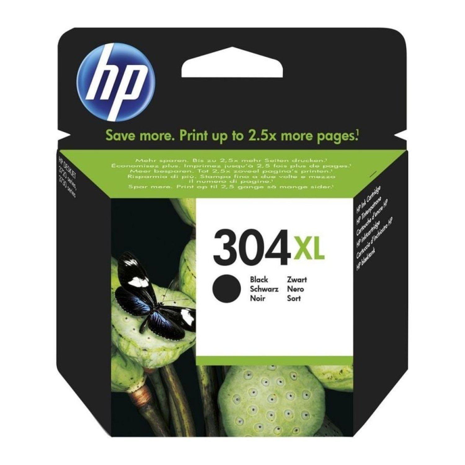 HP · Cartucho Tinta nº304 XL · Alta Capacidad · Negro