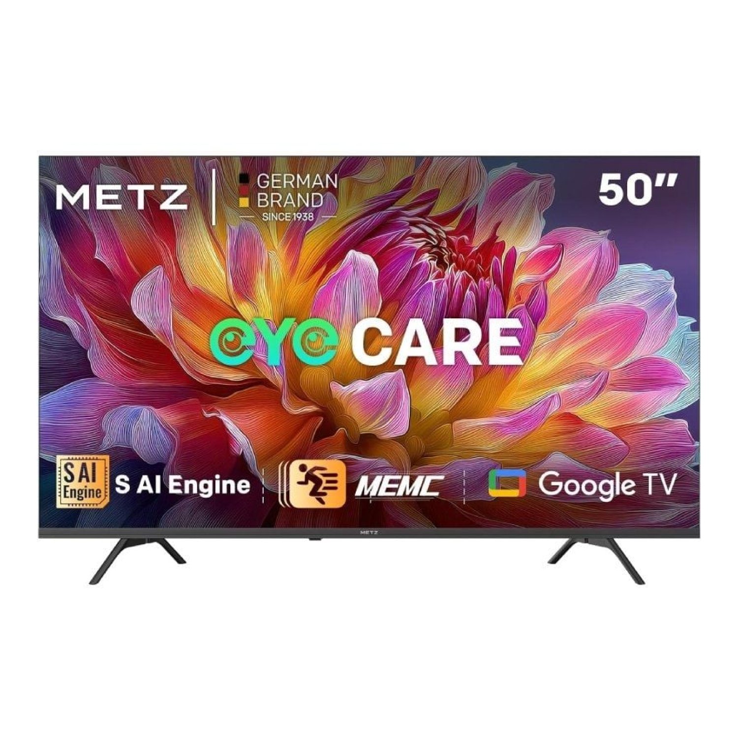 Metz · 50" Ultra HD 4K · Smart TV · WiFi