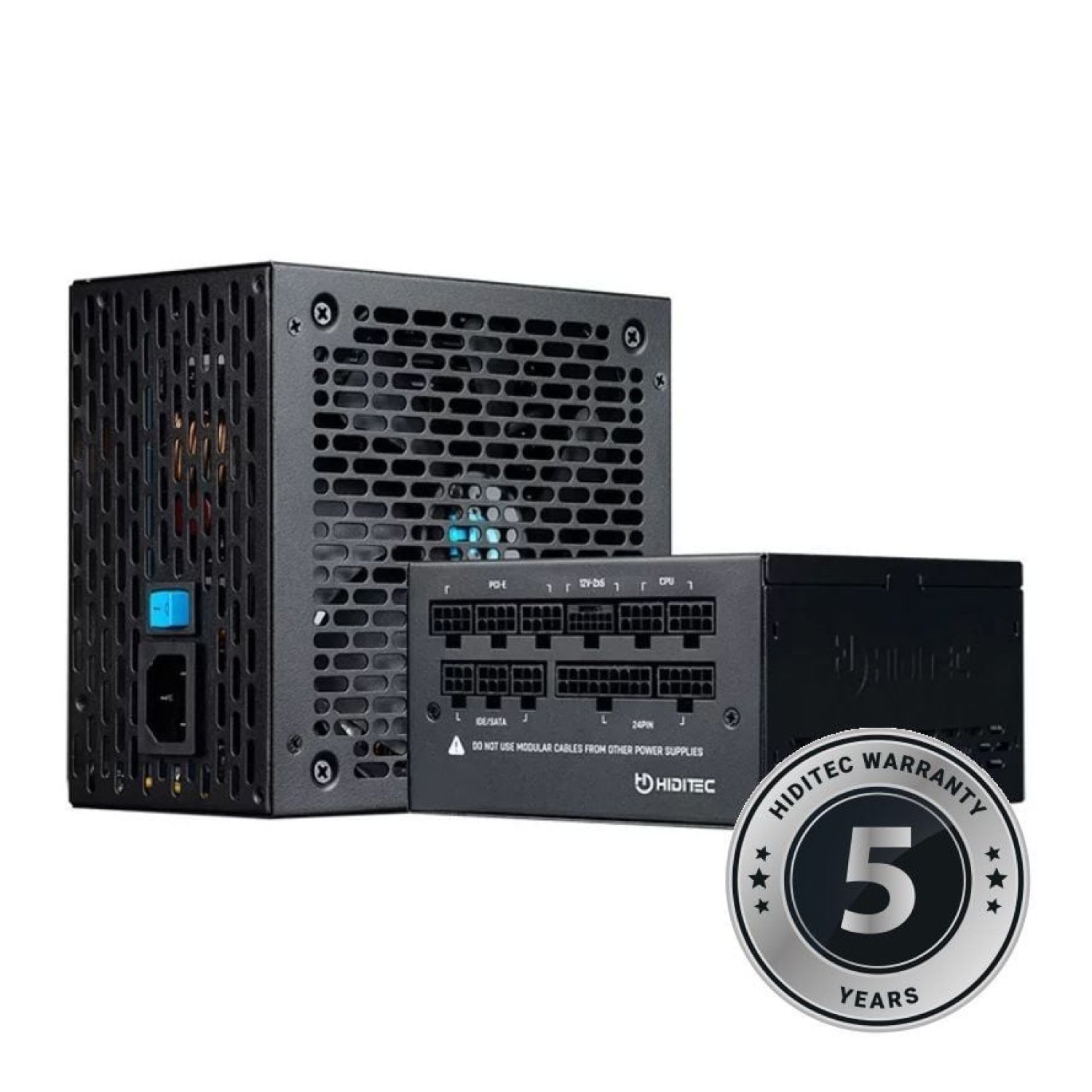Hiditec GDX850 V3 · 850W · 80 Plus Gold · ATX 3.1 · PCIe 5.1 · Ventilador 14cm
