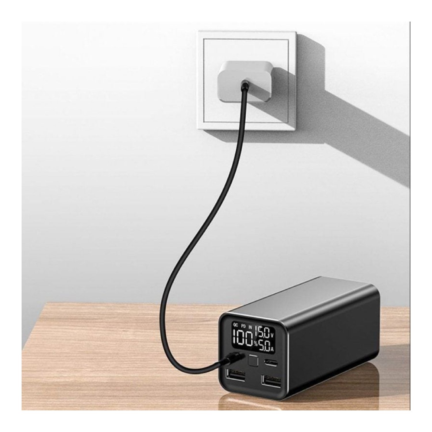 Batería Externa/Powerbank Leotec PowerBank 20000mAh PD/ 65W/ Compatible con Portátiles