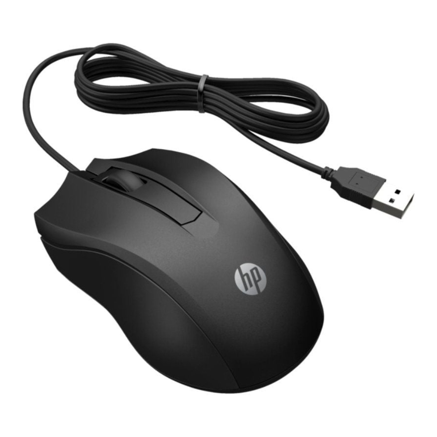 HP 105 · Ratón Óptico · Hasta 1600 DPI · Negro