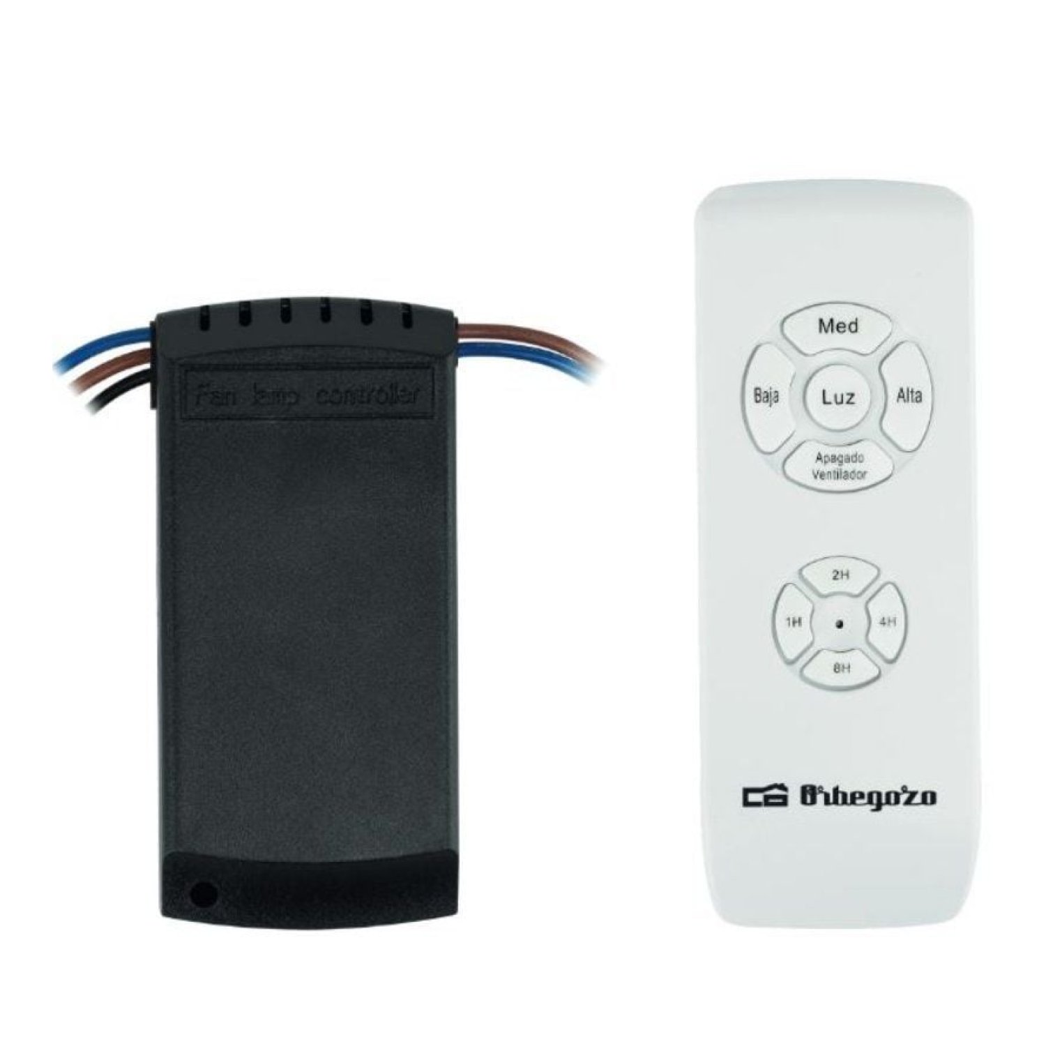 Orbegozo RCM 9000 · Kit Control Remoto · Receptor + Mando a Distancia · Ventilador Techo