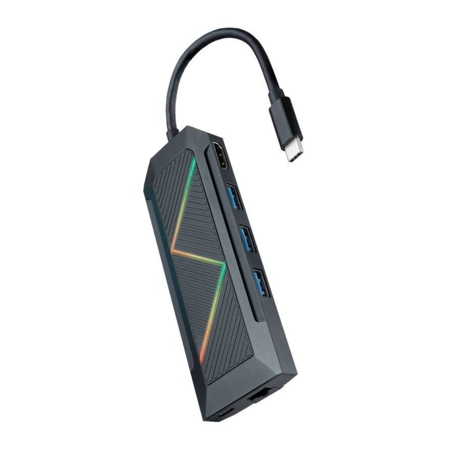 Nanocable · Docking USB Tipo-C · 3xUSB · HDMI · RJ45 · Lector SD/TF · PD