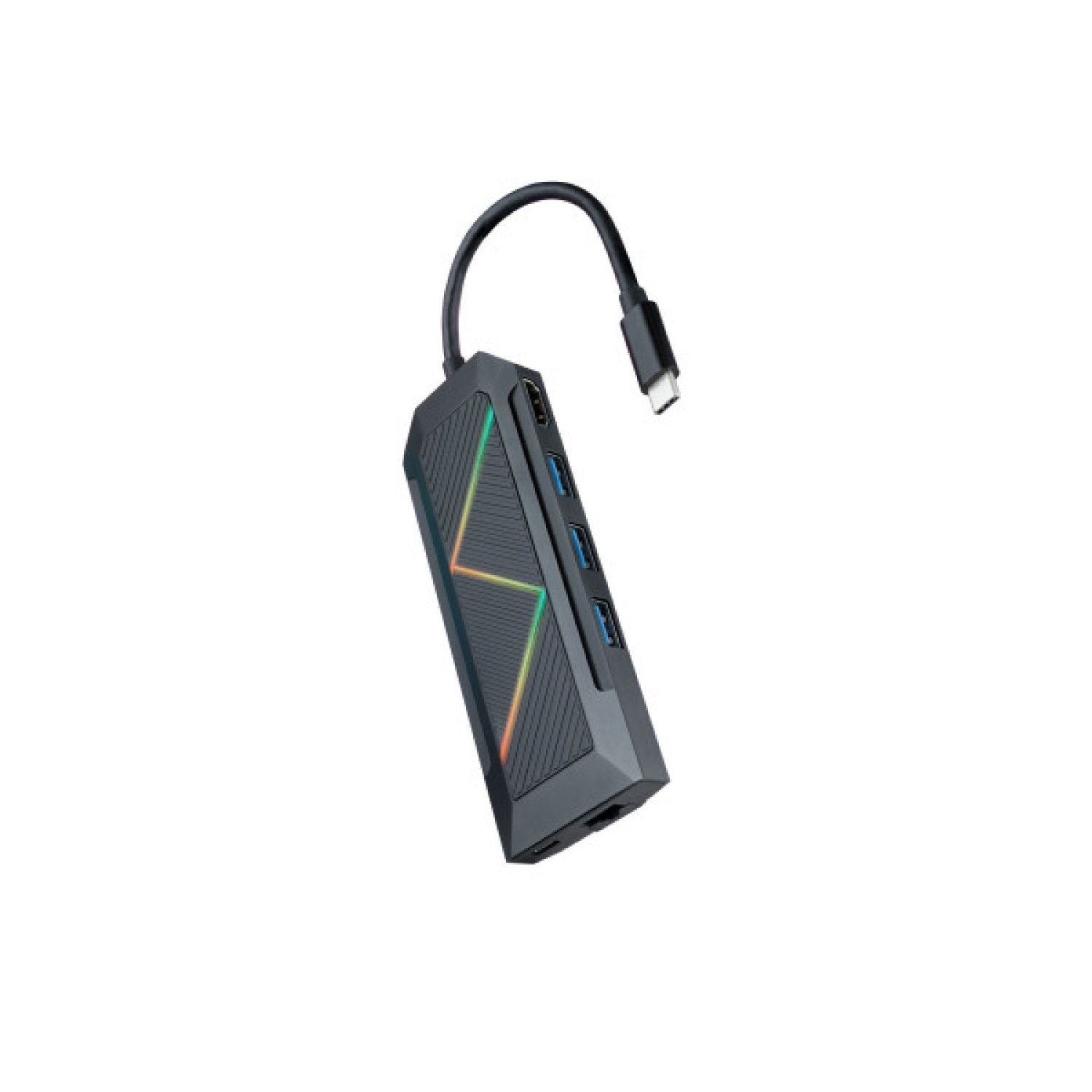 Nanocable · Docking USB Tipo-C · 3xUSB · HDMI · RJ45 · Lector SD/TF · PD