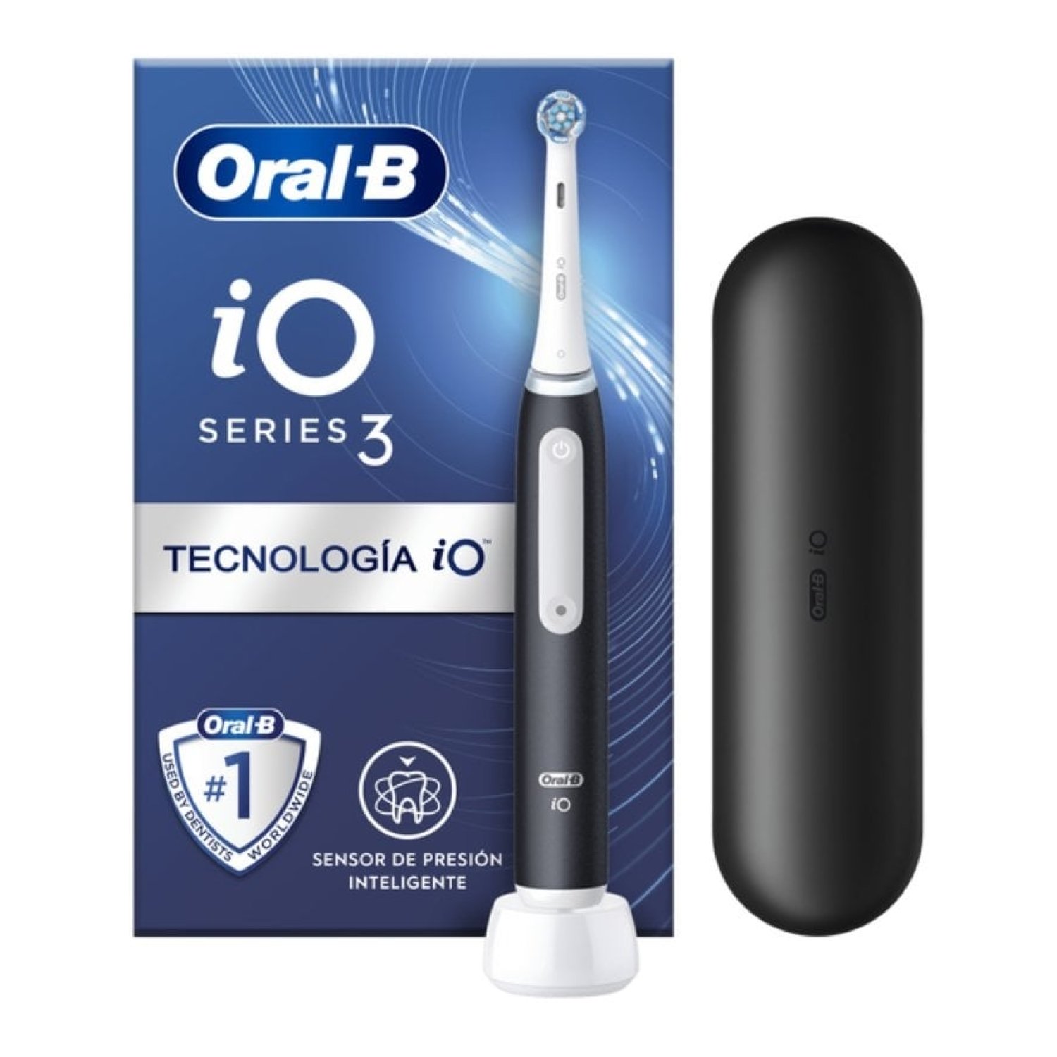 Oral-B iO 3 · Cepillo Dental Eléctrico · Negro