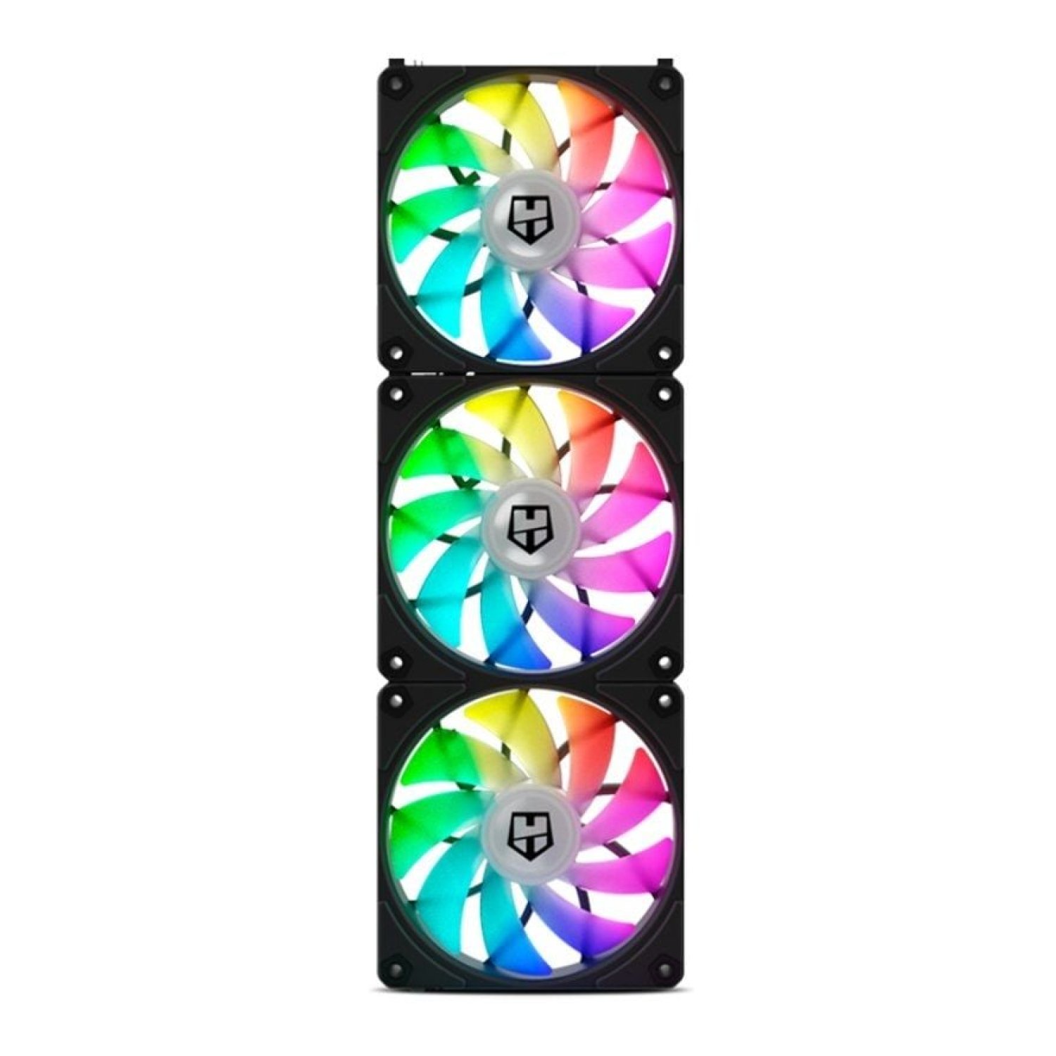 Nox Easy Link · Pack 3 Ventiladores 12cm · ARGB · Sincronización