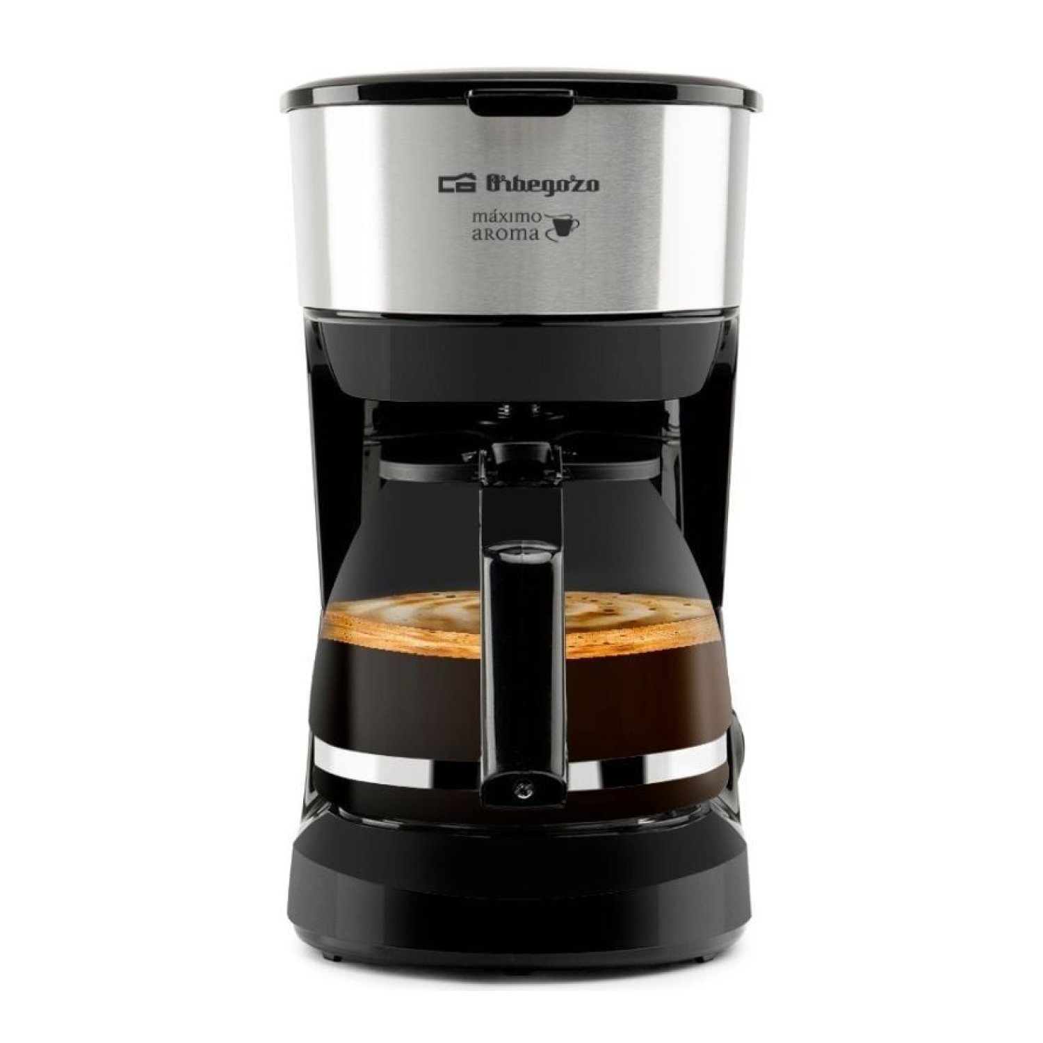Cafetera de Goteo Orbegozo CG 4506/ 6 Tazas/ Negra y Plata