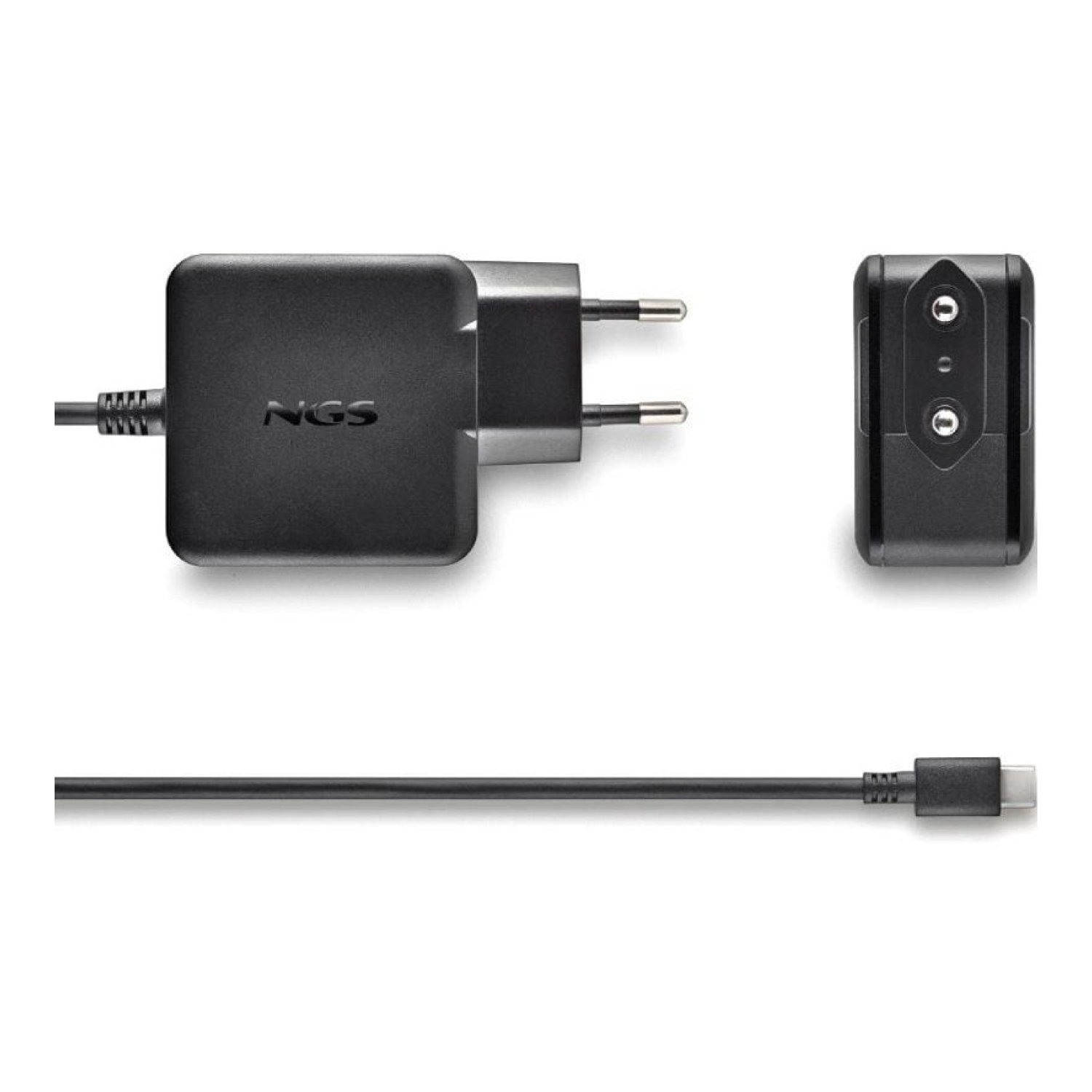 NGS Cargador GAN 45W · USB-C · Carga Rápida · 5-20V Automático