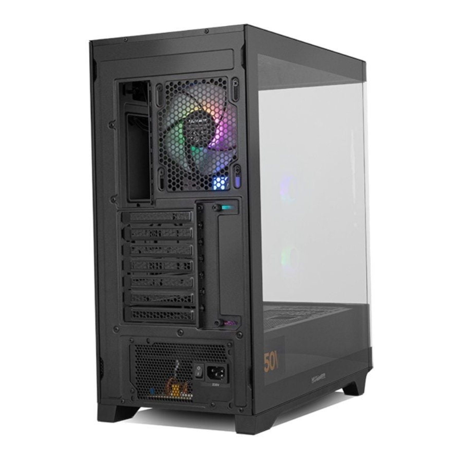 NOX Hummer Ether · Caja Gaming Semitorre · ATX · Ventilación Avanzada