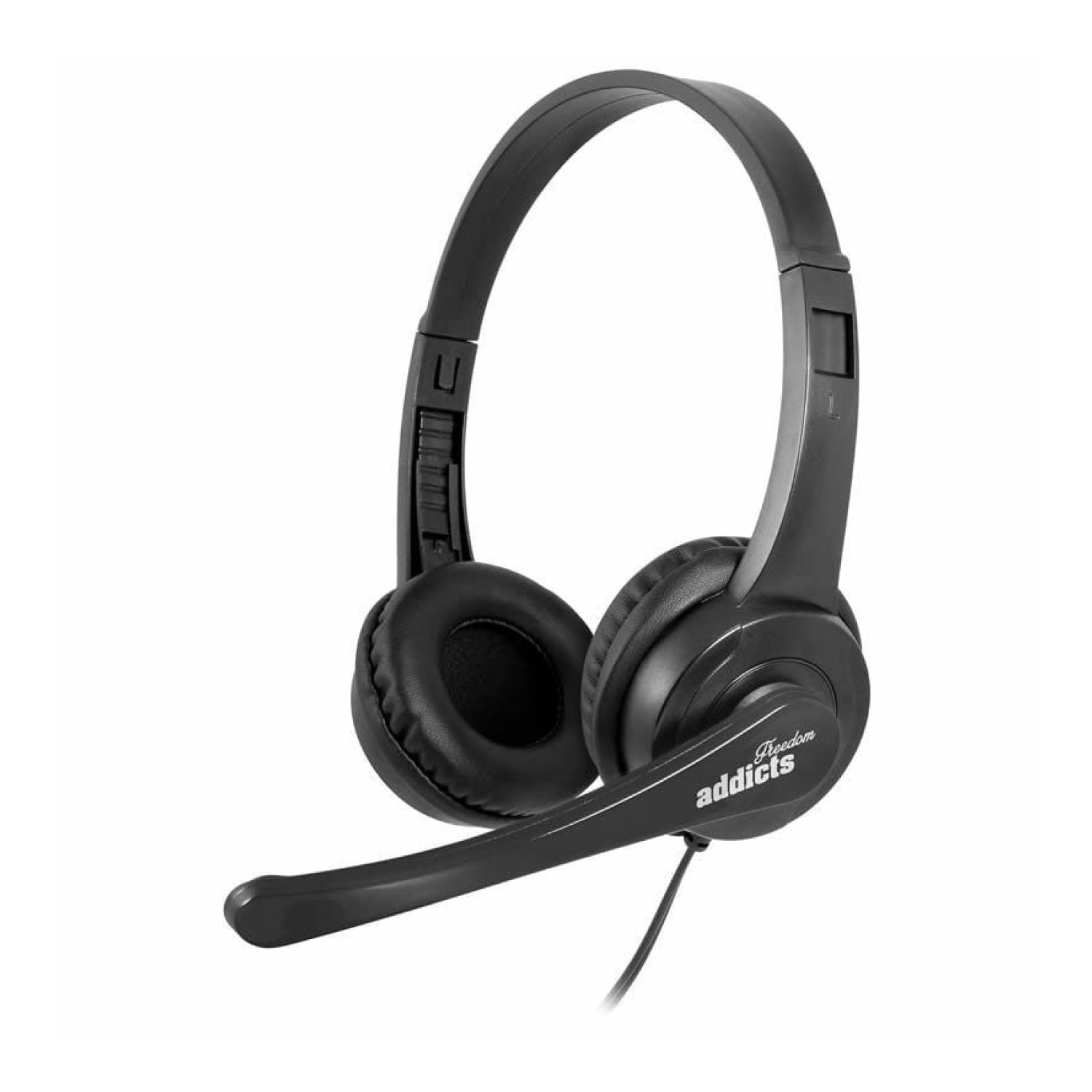 NGS VOX505 · Auriculares USB · Micrófono Integrado · Negros